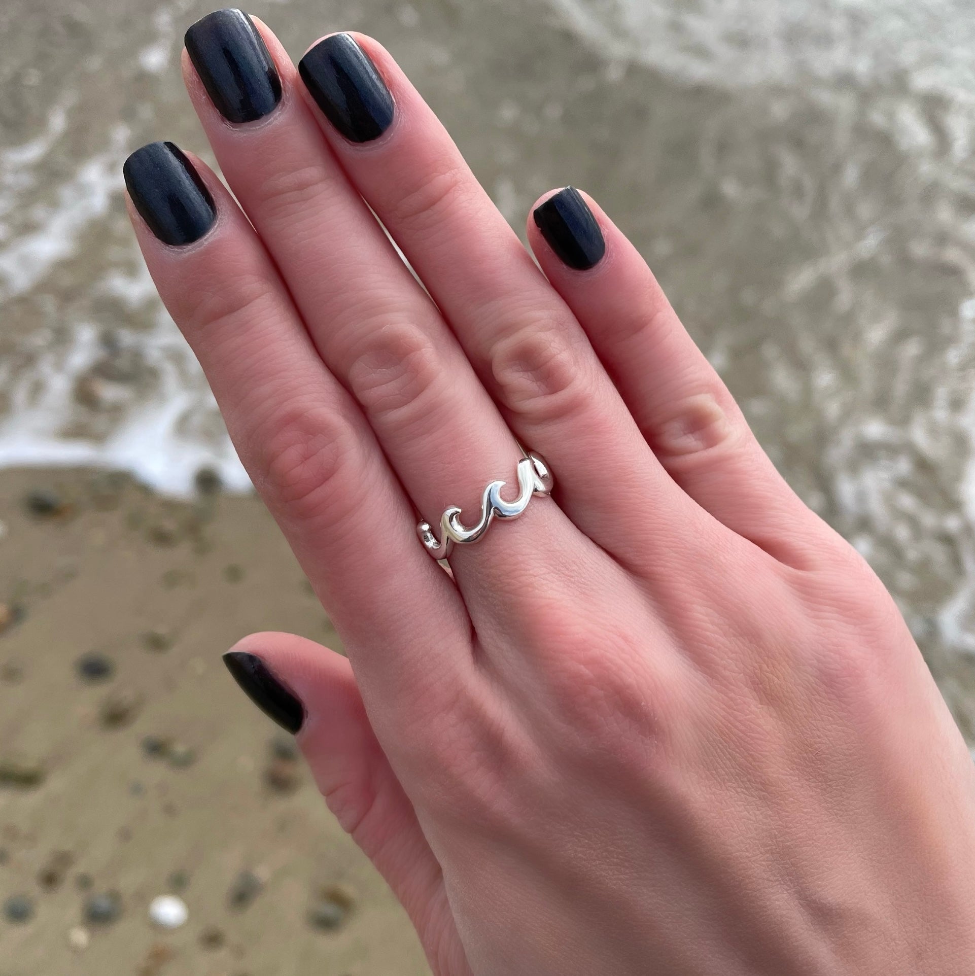 Adjustable Wave Ring