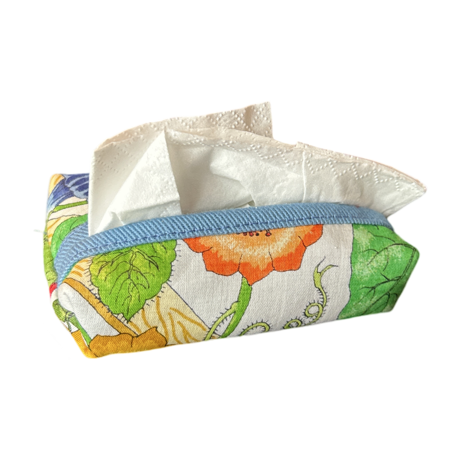 Garden Trellis Vintage Scarf Travel Tissue Pouch