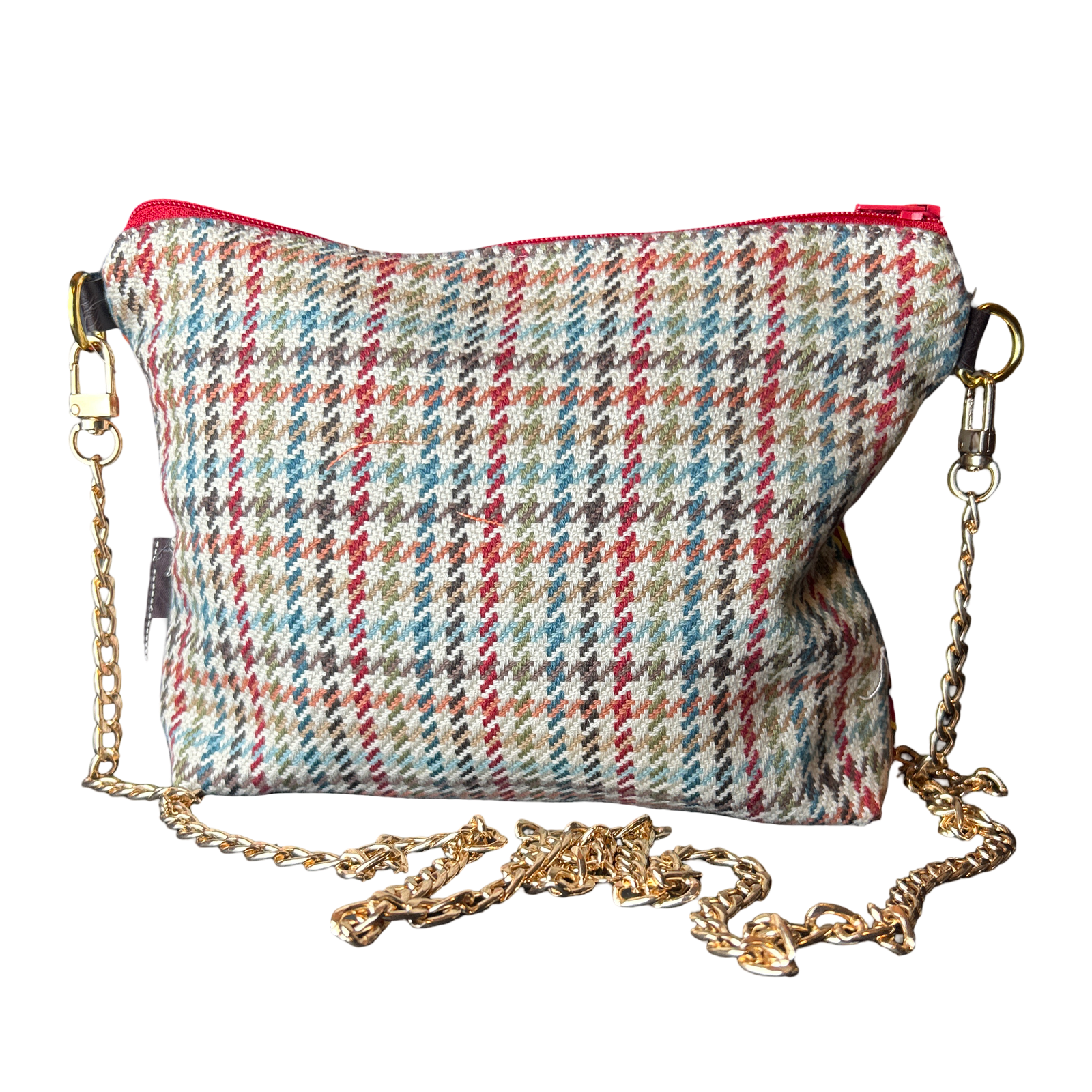 Rubans du Cheval Orange Vintage Silk Scarf Crossbody Bag