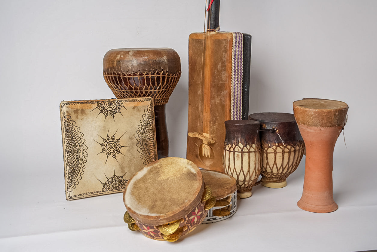 Moroccan Square Daff Drum by Verve Culture