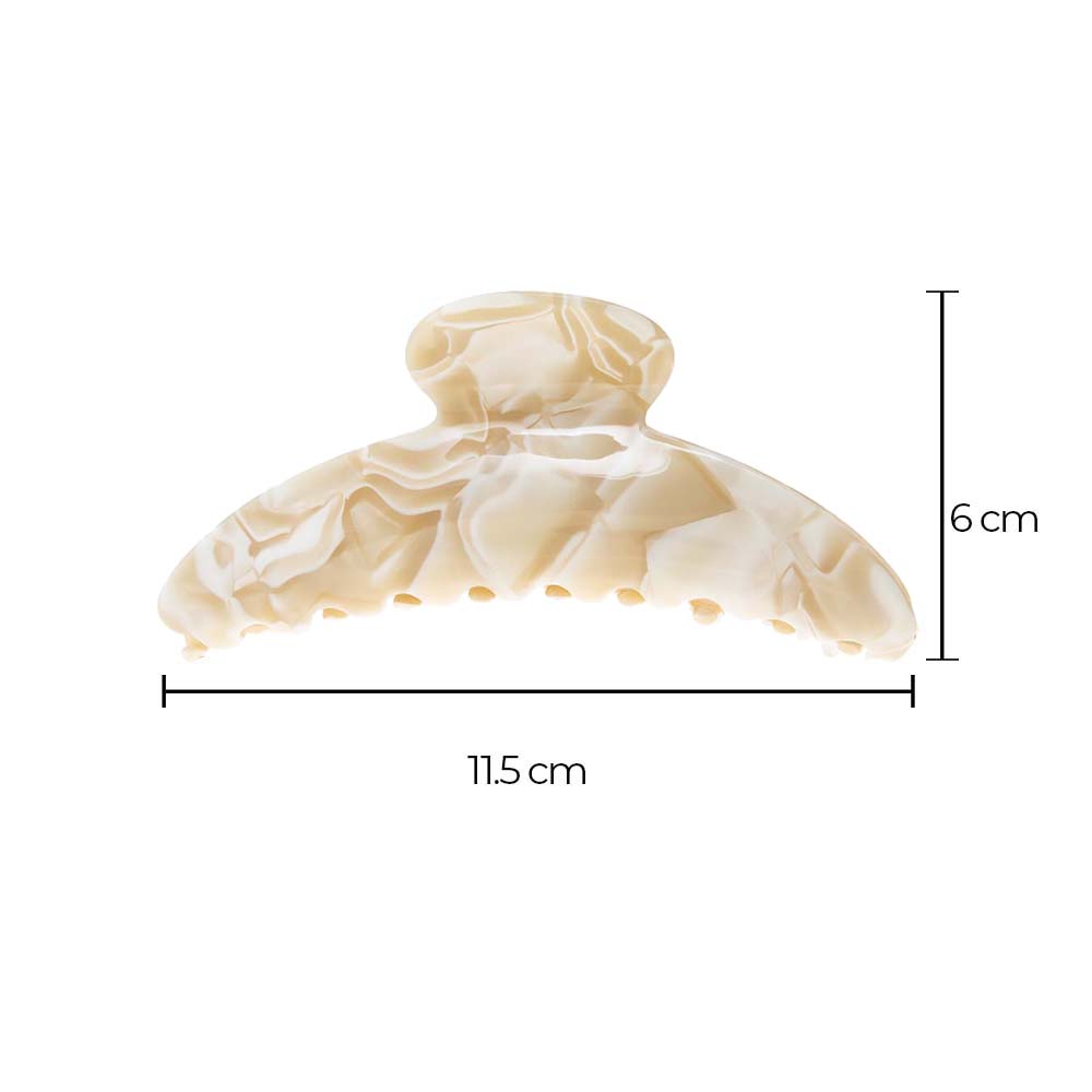 Jumbo Curved Classic Hair Claw Clip - Adina's Jewels