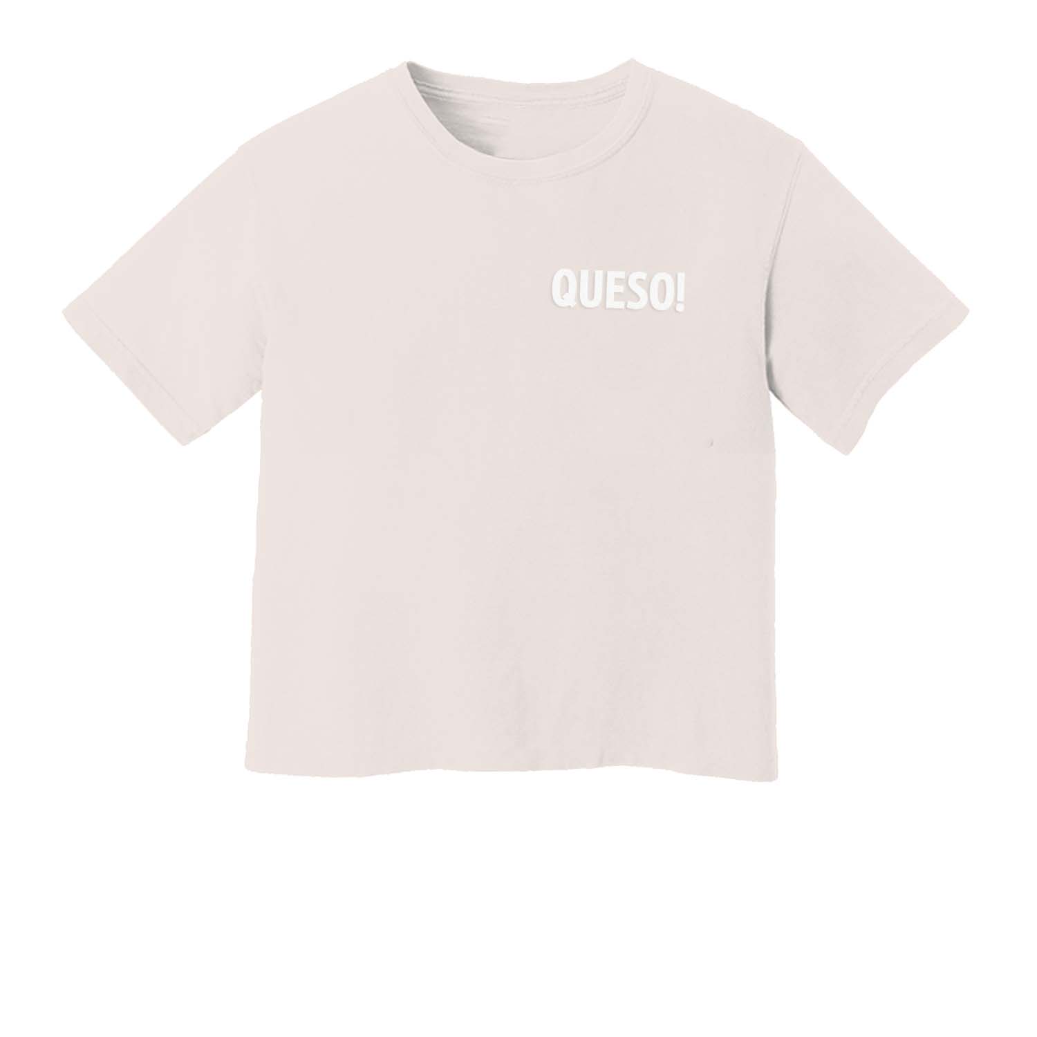 Queso! Washed Crop Tee