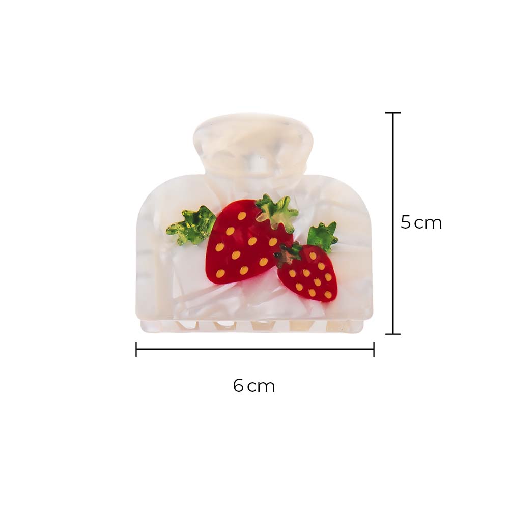Mommy & Me Strawberry Claw Clip - Adina's Jewels