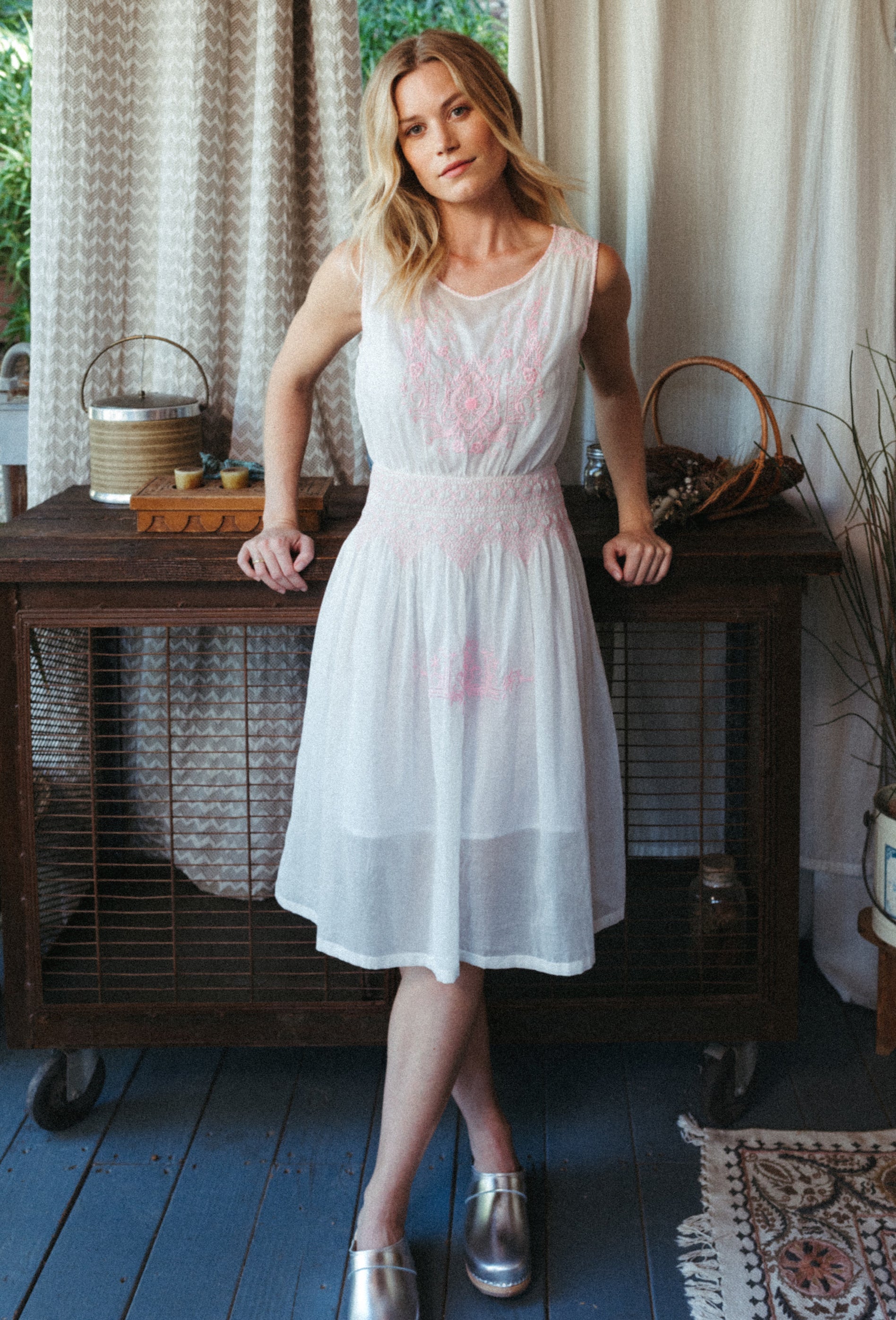 The Clementine Dress - Rouge Pink