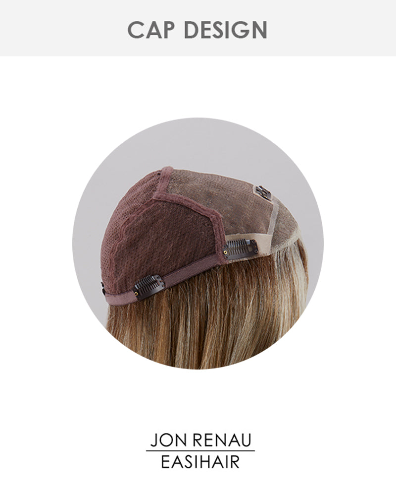 Top Coverage 12 inch | Lace Front & Monofilament Synthetic Hair Topper by Jon Renau