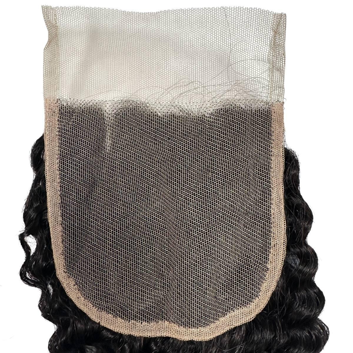 Jerry Curl 4x4 Transparent Lace Human Hair Closure