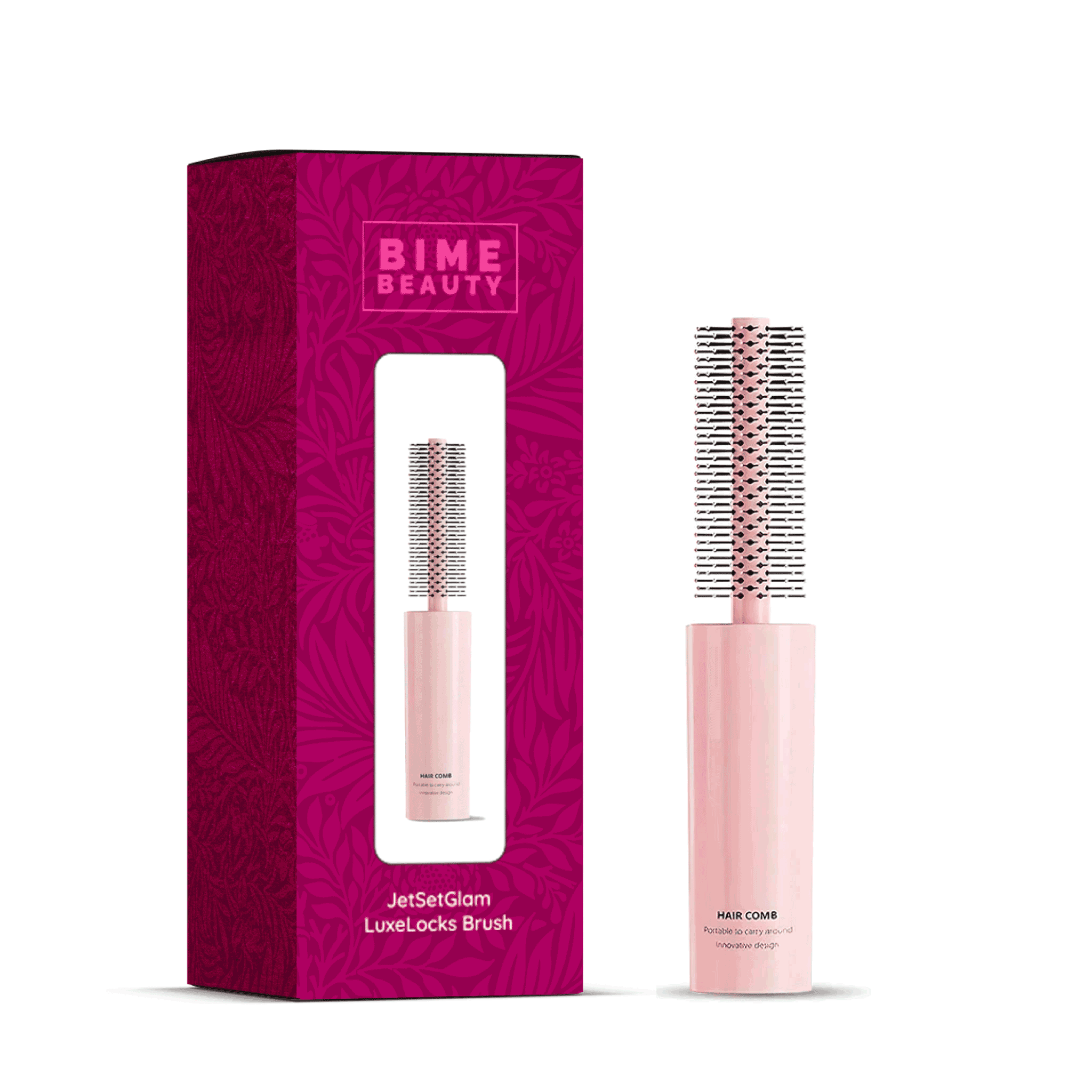JetSetGlam LuxeLocks Travel Brush by BimeBeauty