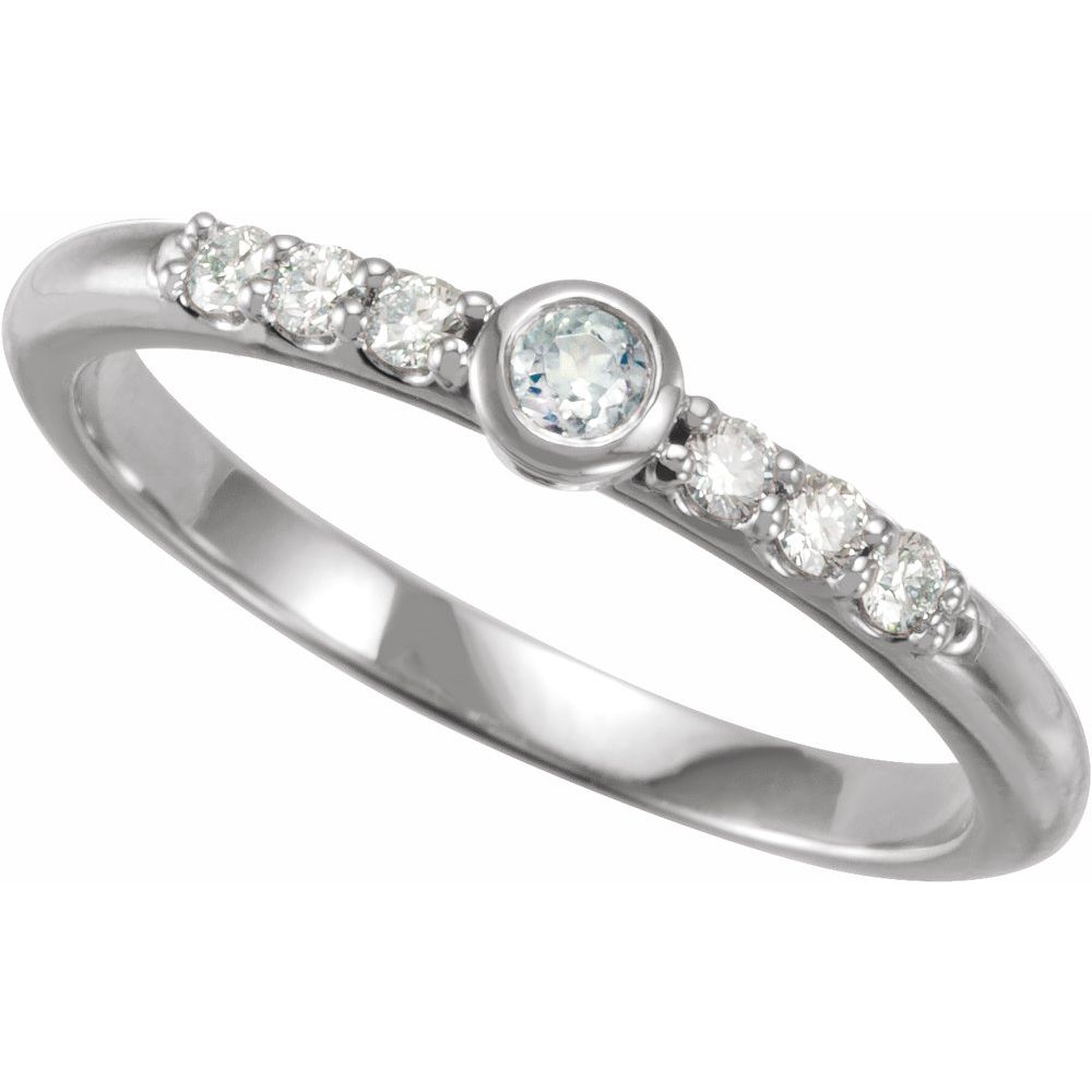 Blue Moon Stacking Ring