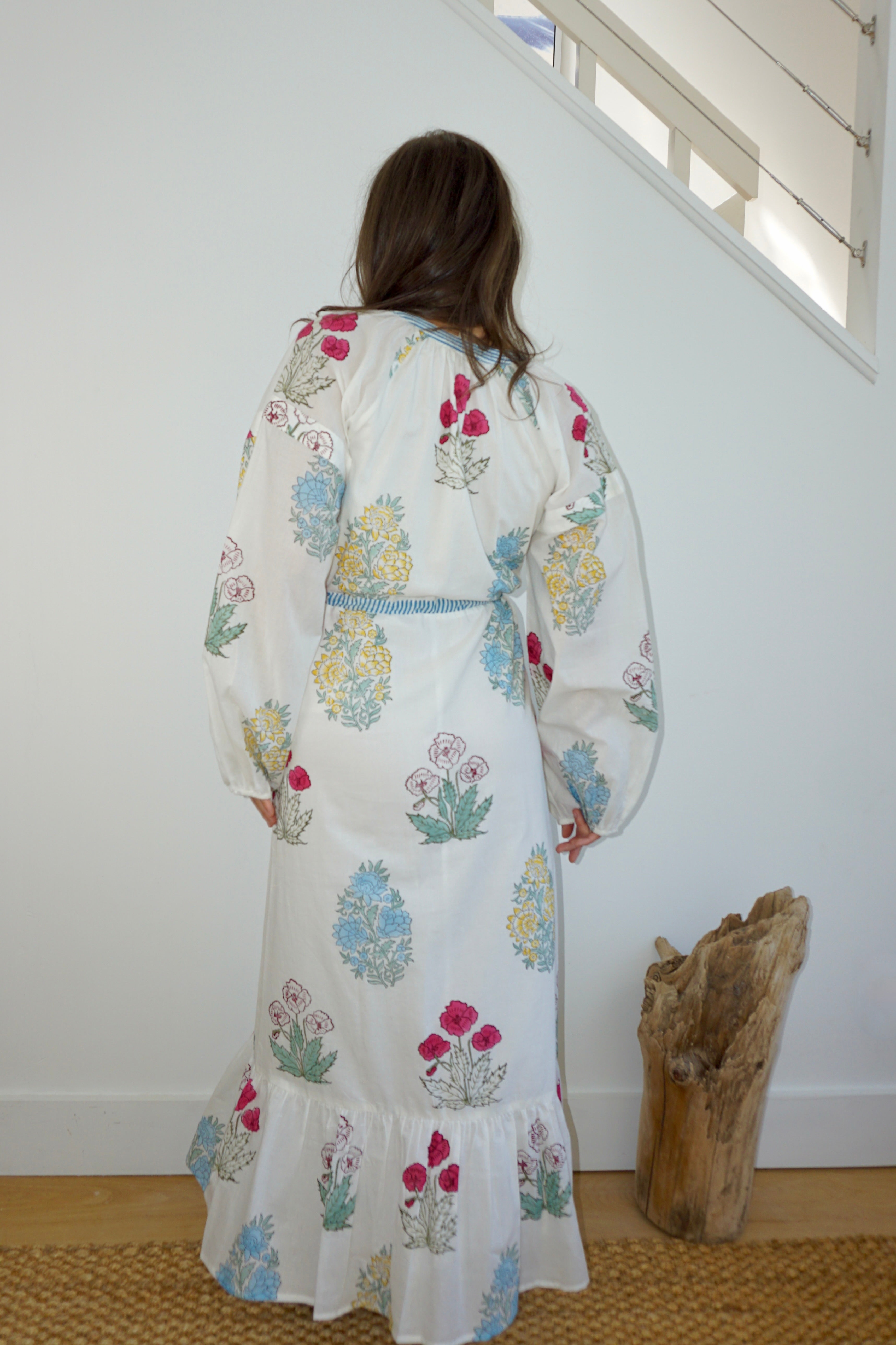 Joel Maxi Dress in Mixed Floral