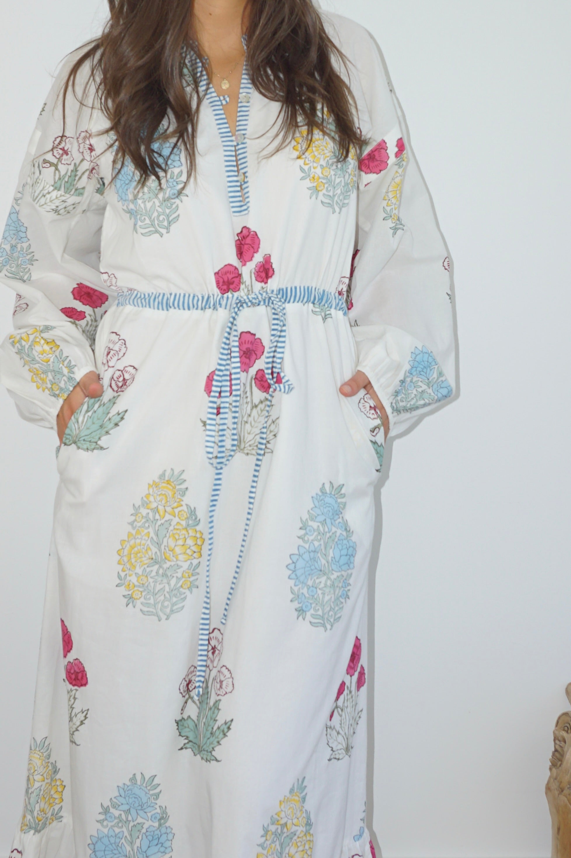 Joel Maxi Dress in Mixed Floral