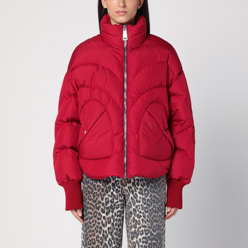 Khrisjoy Red Corazon Padded Jacket Women