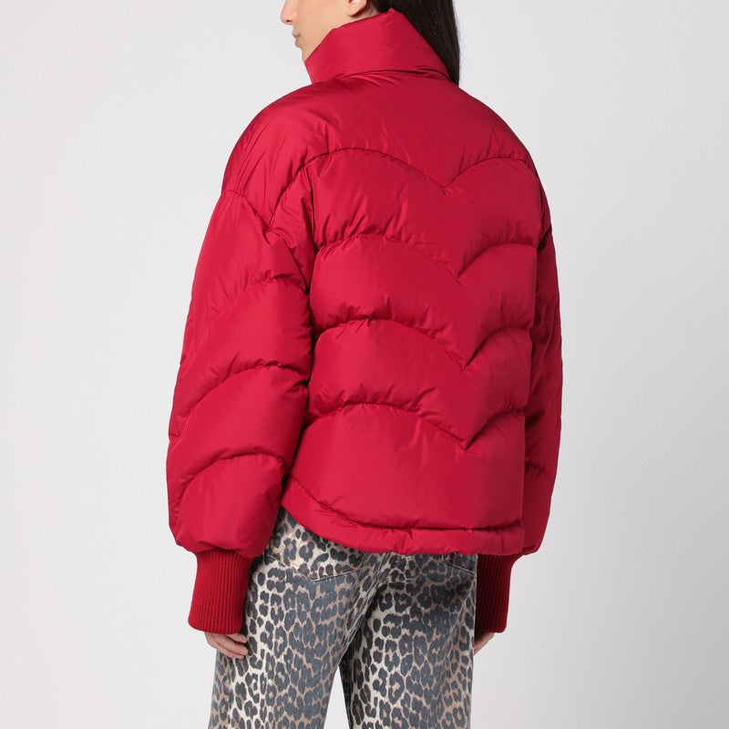 Khrisjoy Red Corazon Padded Jacket Women