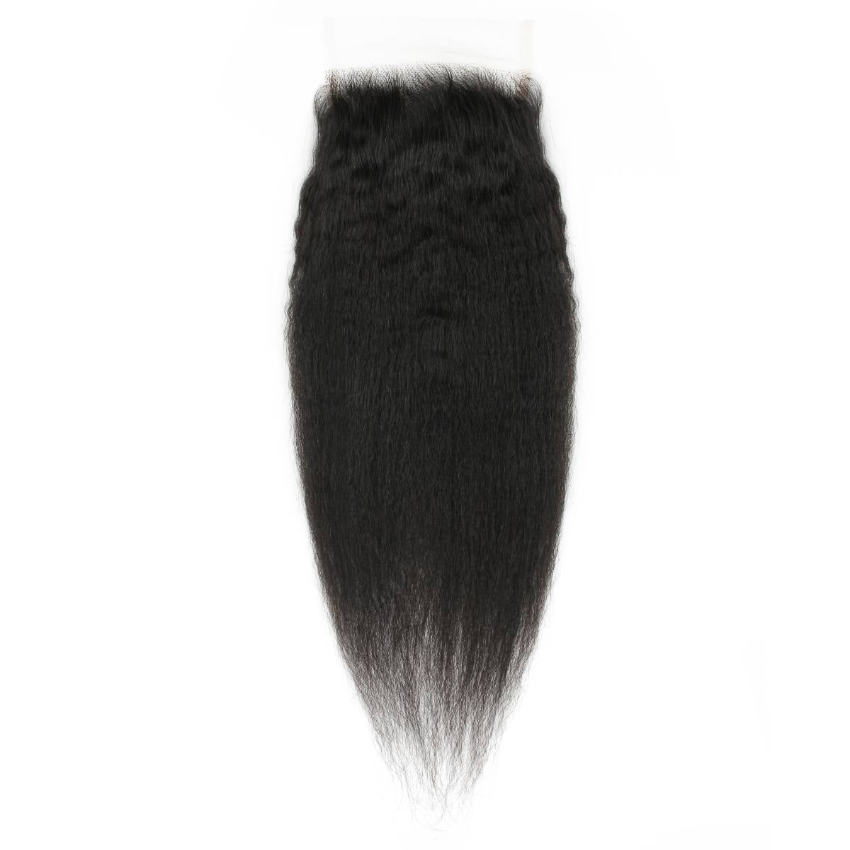 Kinky Straight 5x5 HD Lace Human Hair Closure