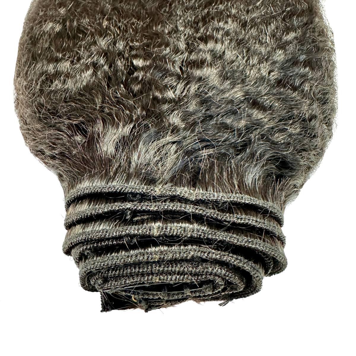 Kinky Straight Clip-In 100% Human Hair Extensions