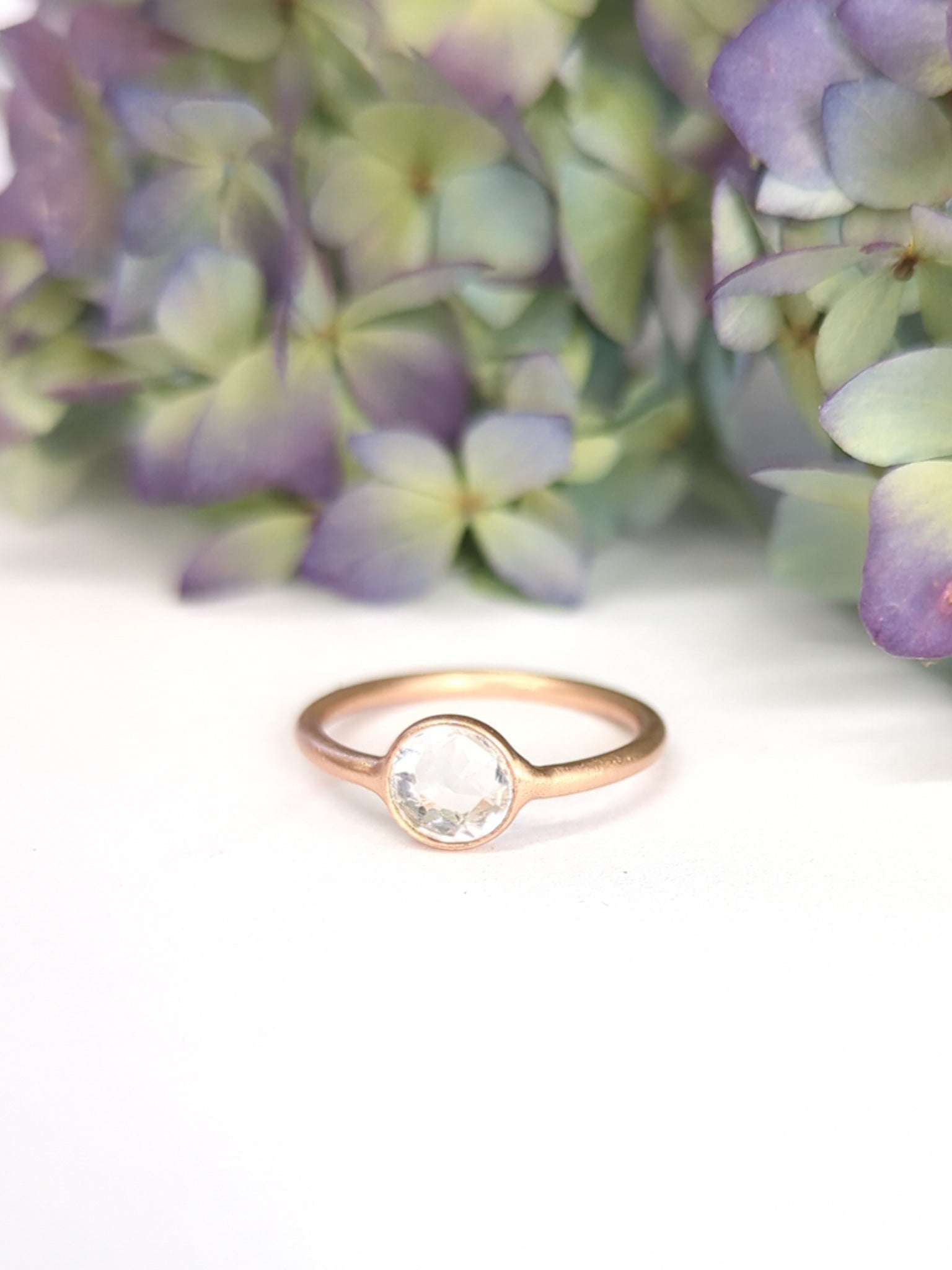 Mini Pebble Ring - Rose Gold