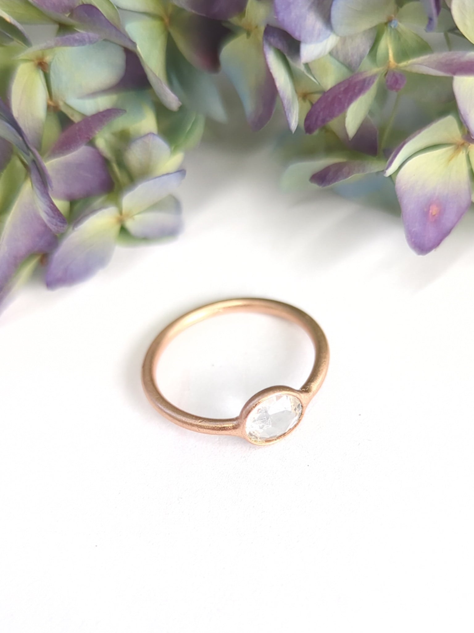 Mini Pebble Ring - Rose Gold