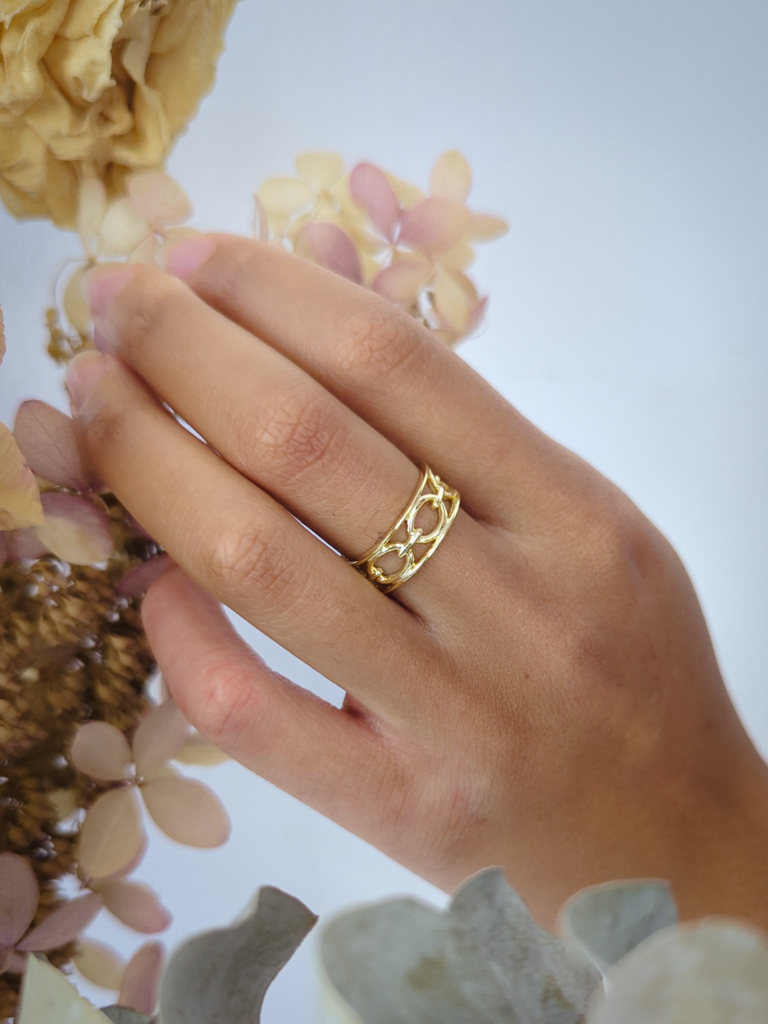 Chain Link Band Ring