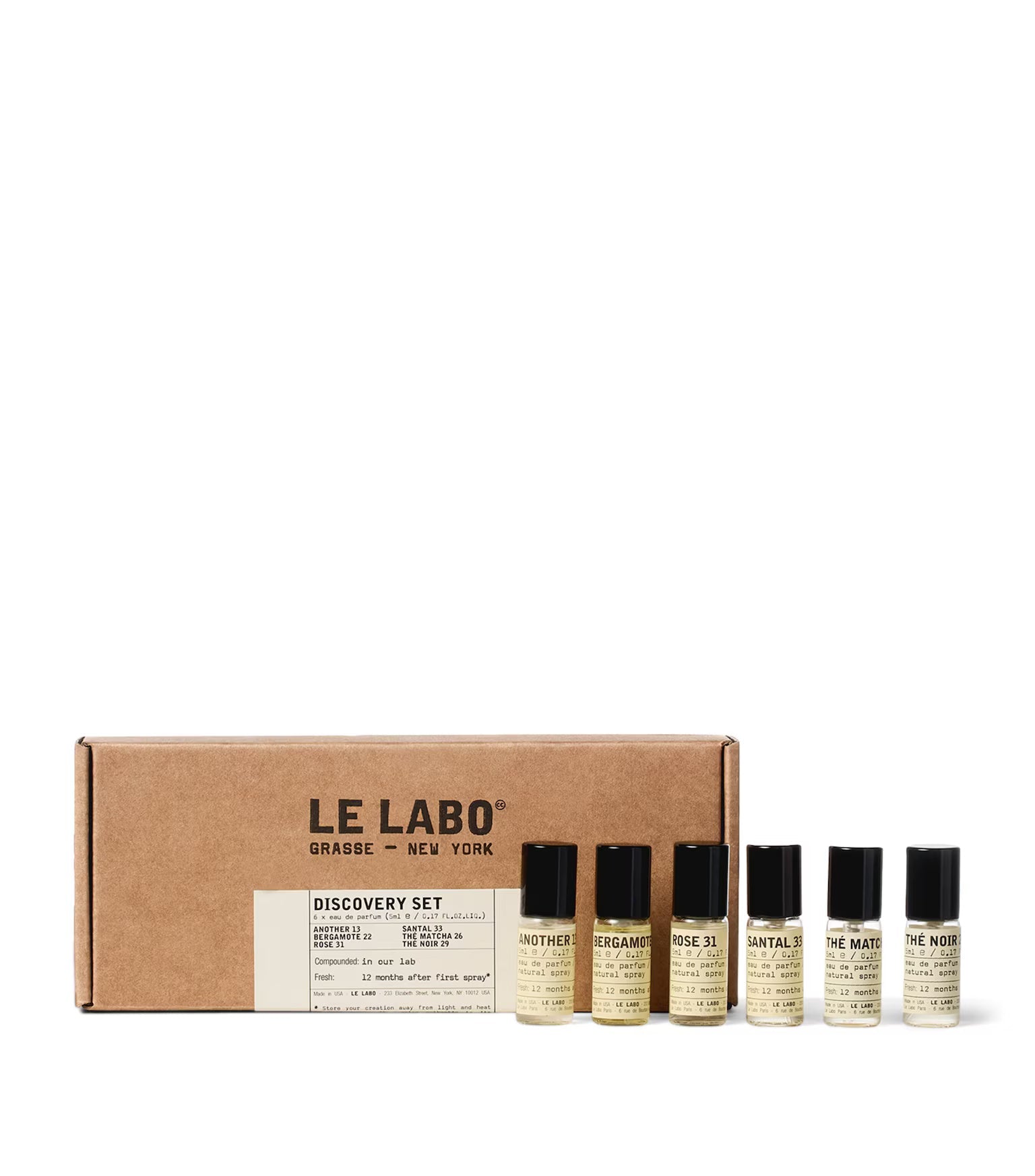 Le Labo Eau de Parfum Discovery Set (6 x 5ml)