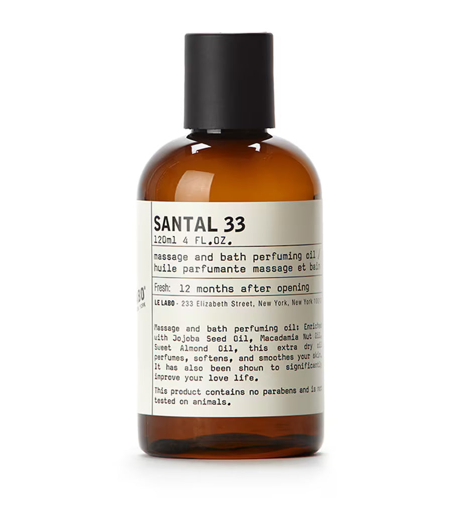 Le Labo Santal 33 Bath and Body Oil (118ml)