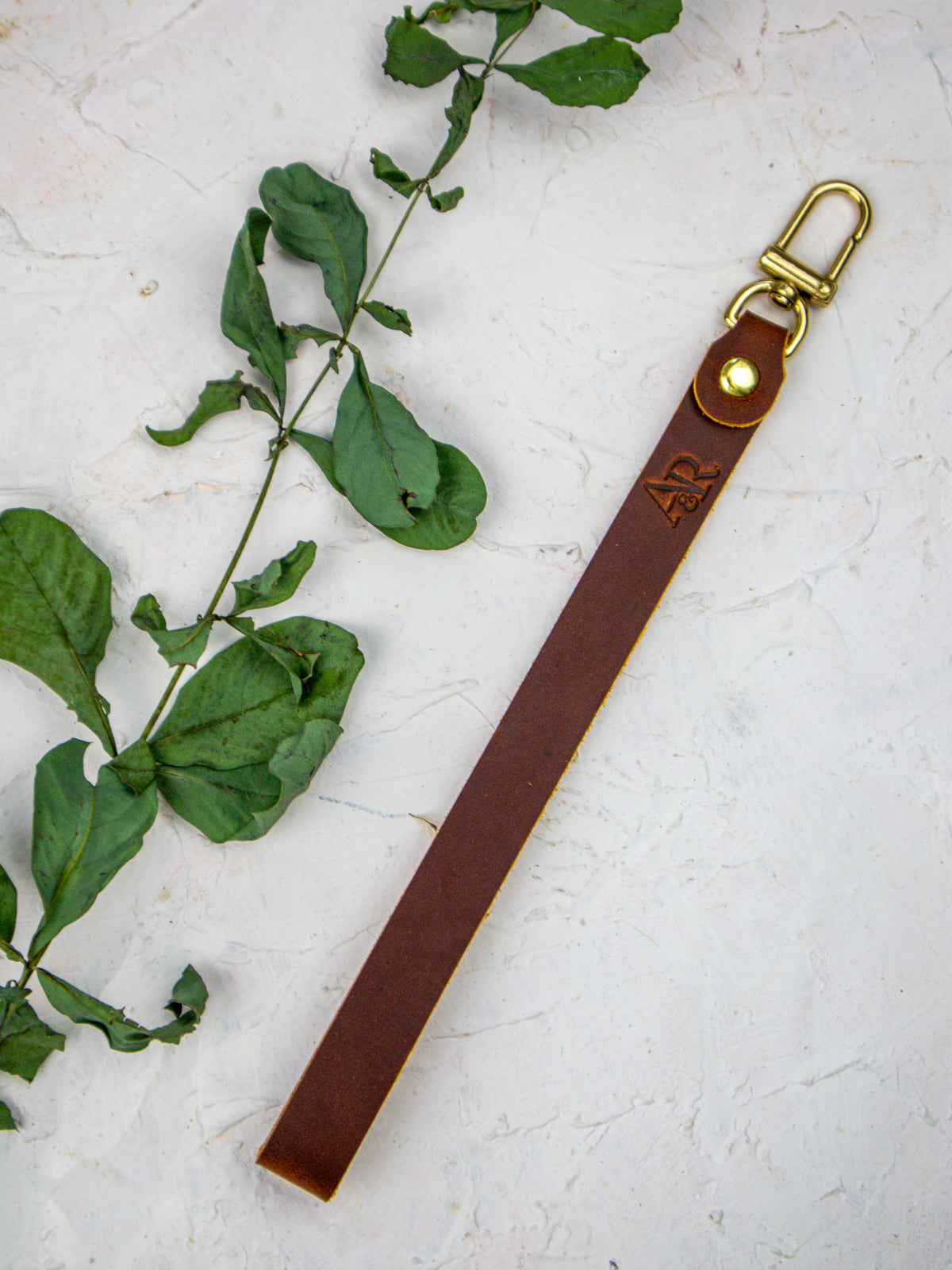 Leather Wristlet Strap