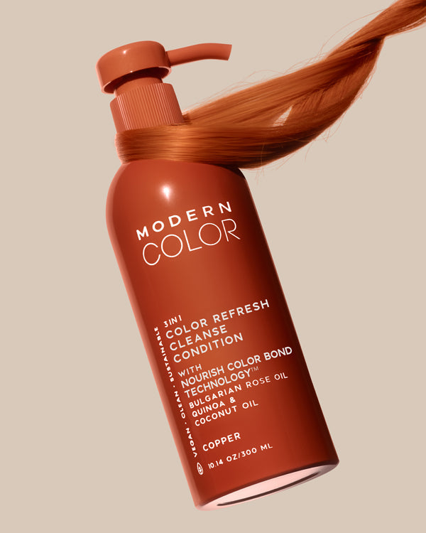 3-In-1 Hair Color Refresh + Cleanse + Condition - Copper