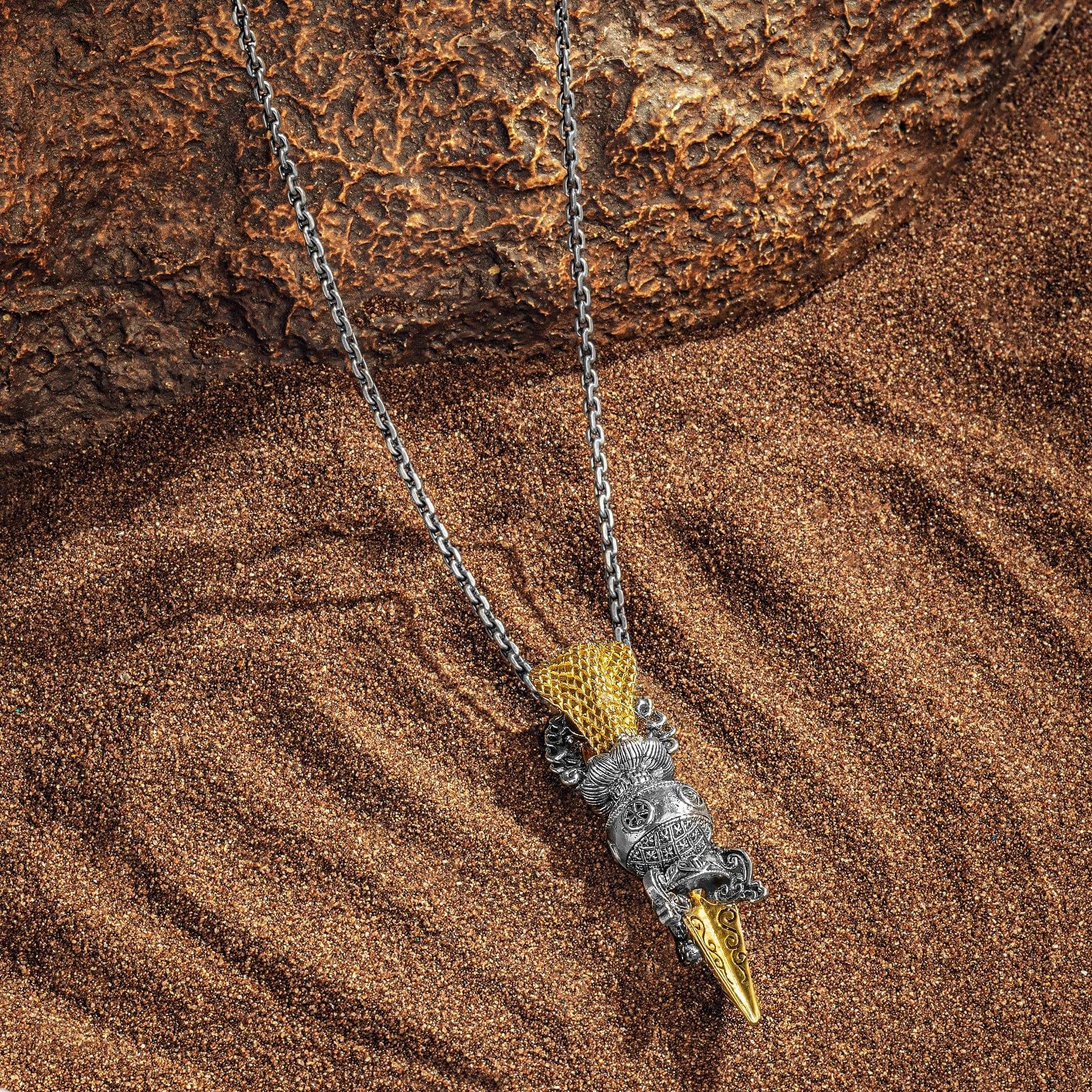 Higher Power - Snakehead Mantra Pendant Necklace
