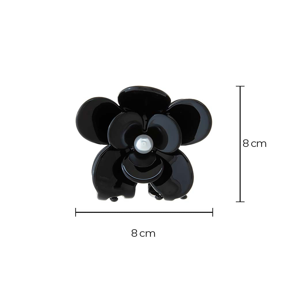 Flower Petaled Pearl Claw Clip - Adina's Jewels