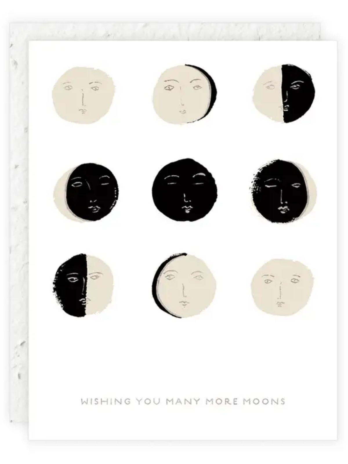 Many Moons - Seeded Birthday Card