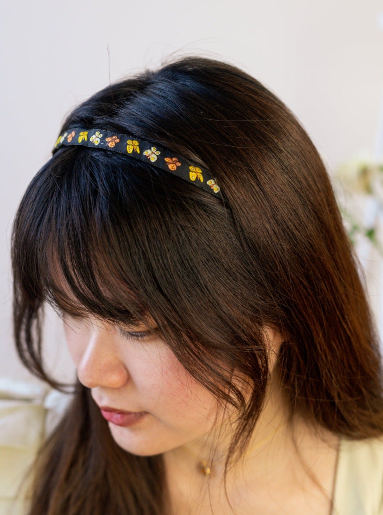 Mariposa Tiny Butterflies Skinny Headband