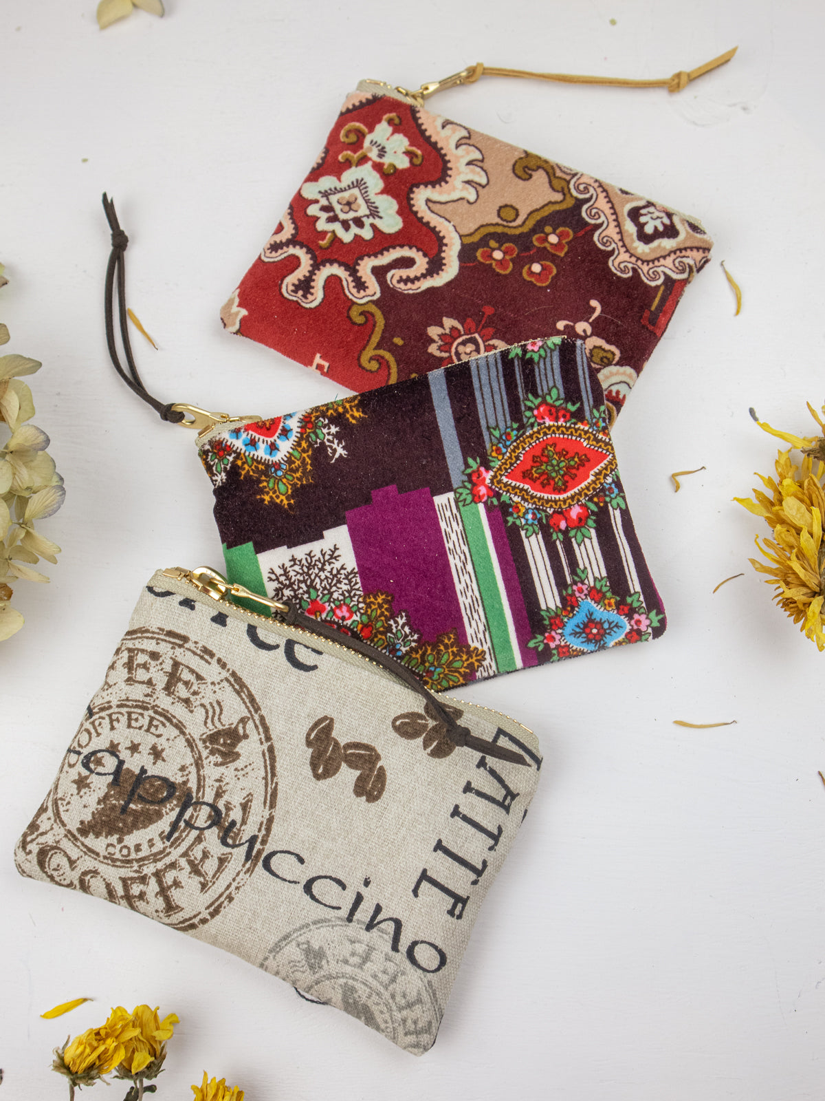 Geo Paisley Mini Pouch