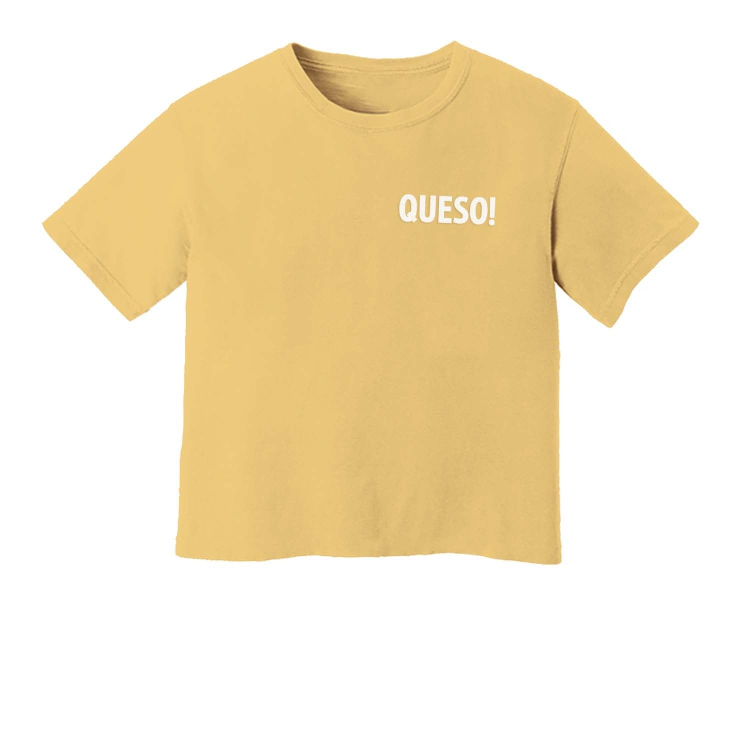 Queso! Washed Crop Tee