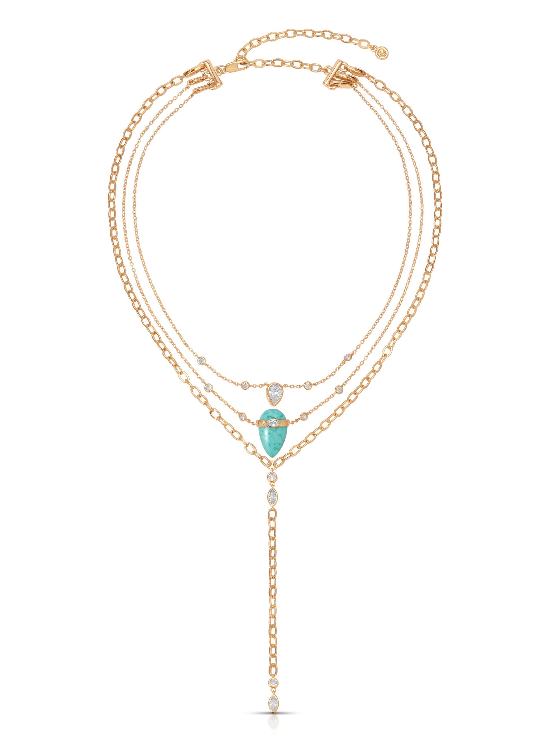 Turquoise Solstice Layered Necklace