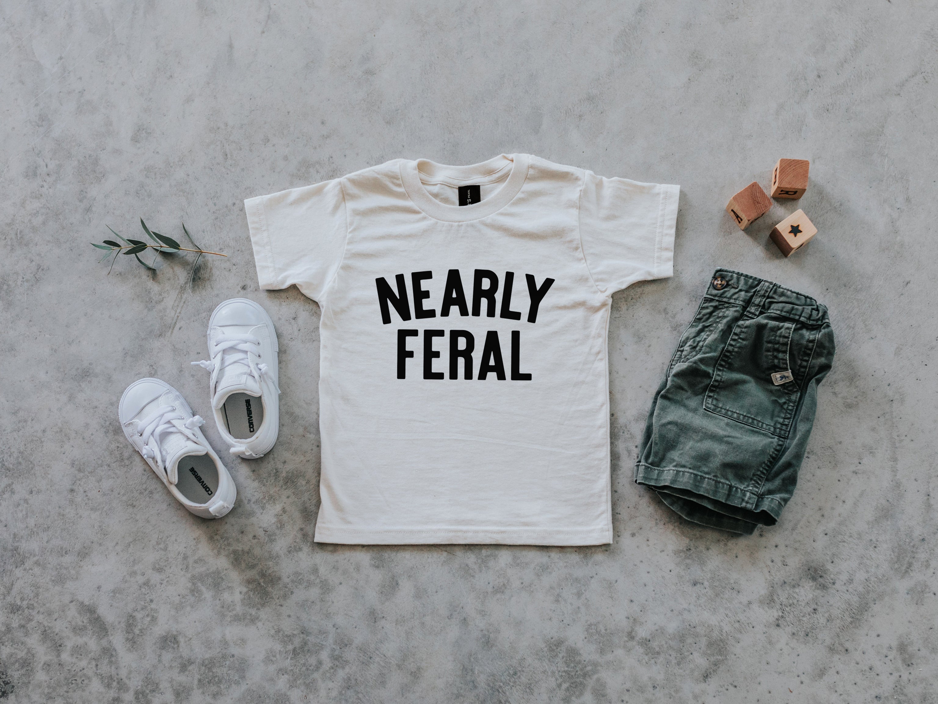 Nearly Feral Organic Baby & Kids Tee