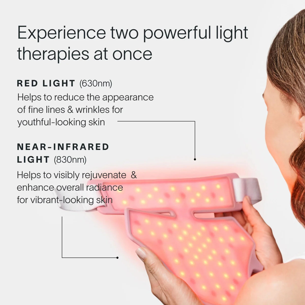 Neck & Chest LED Mask w/ LightBoost Cream Kit