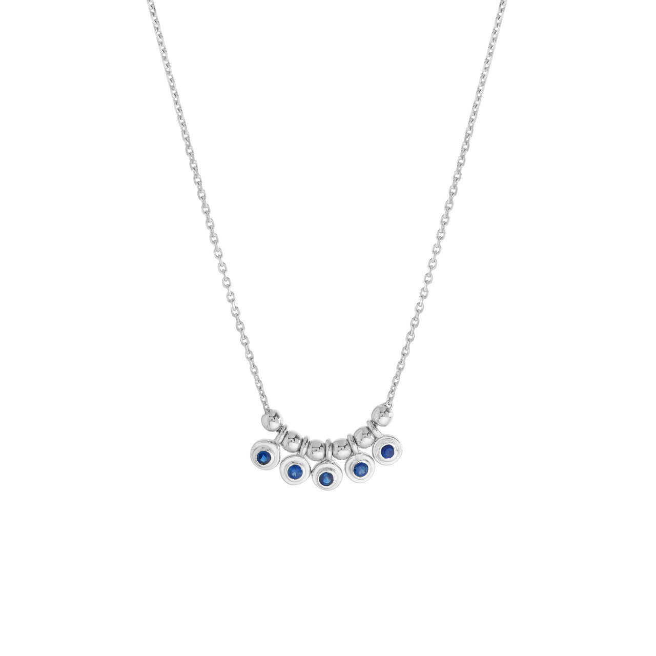 Sapphire Shaker Necklace