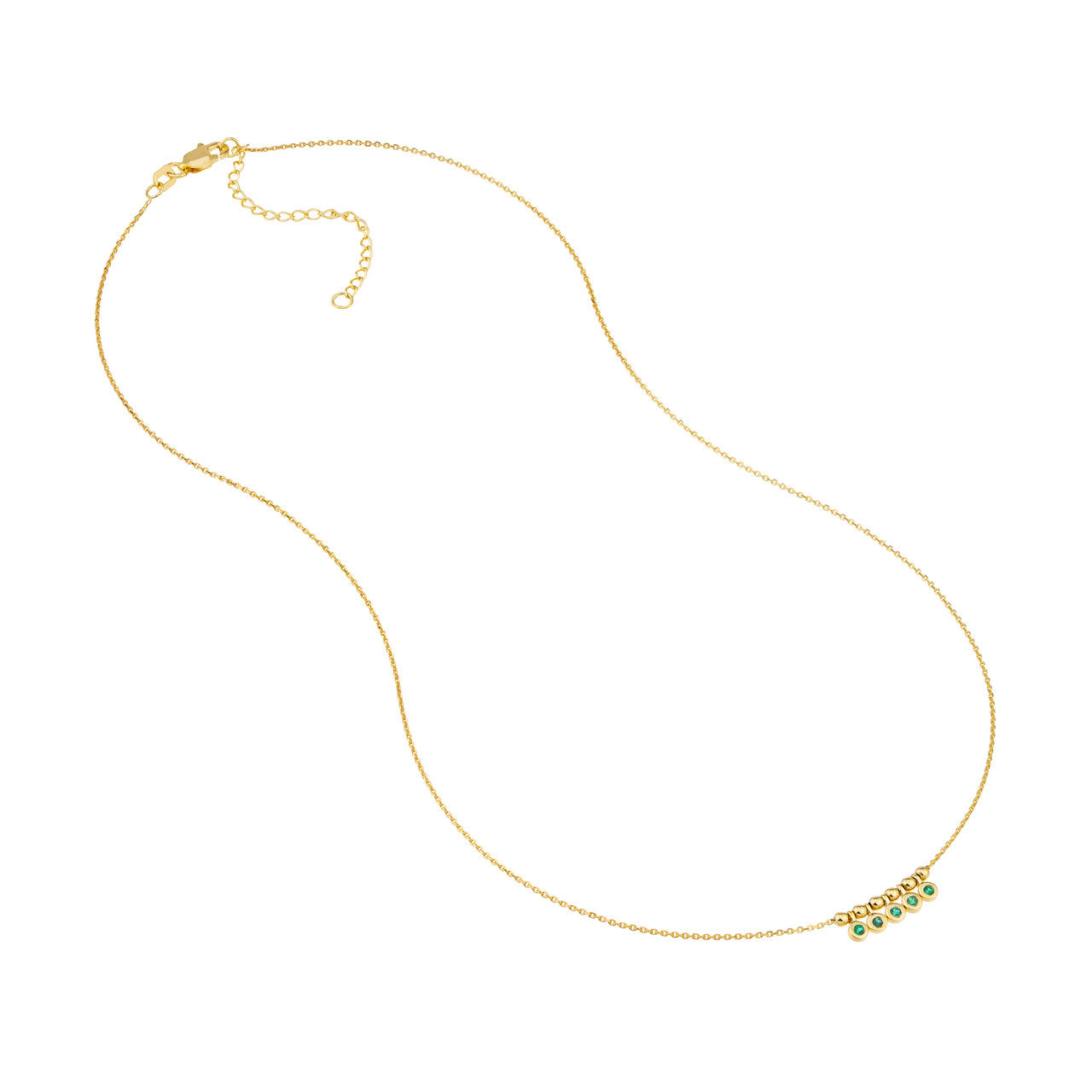 Emerald Shaker Necklace