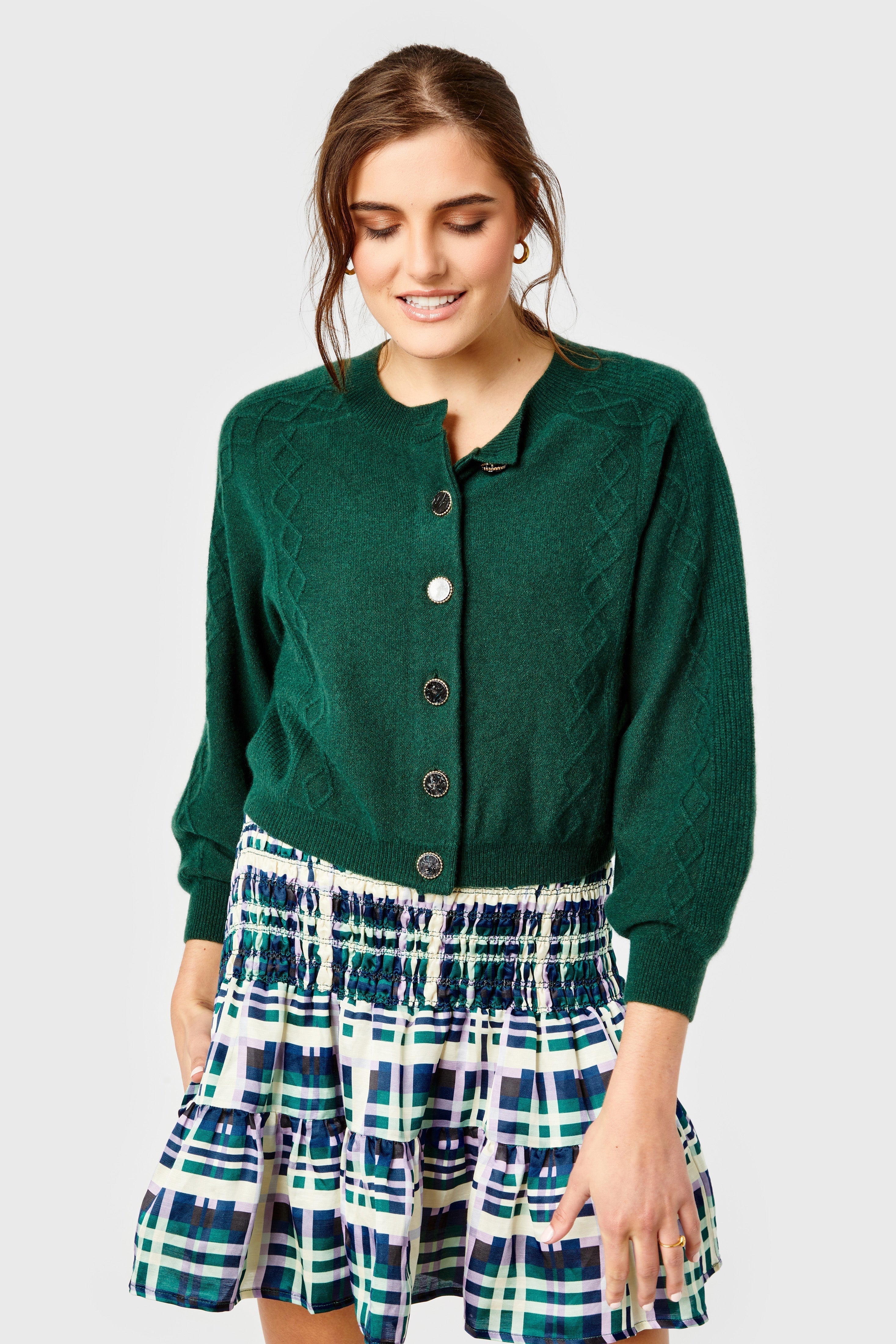 Mirabel Cardigan - Evergreen