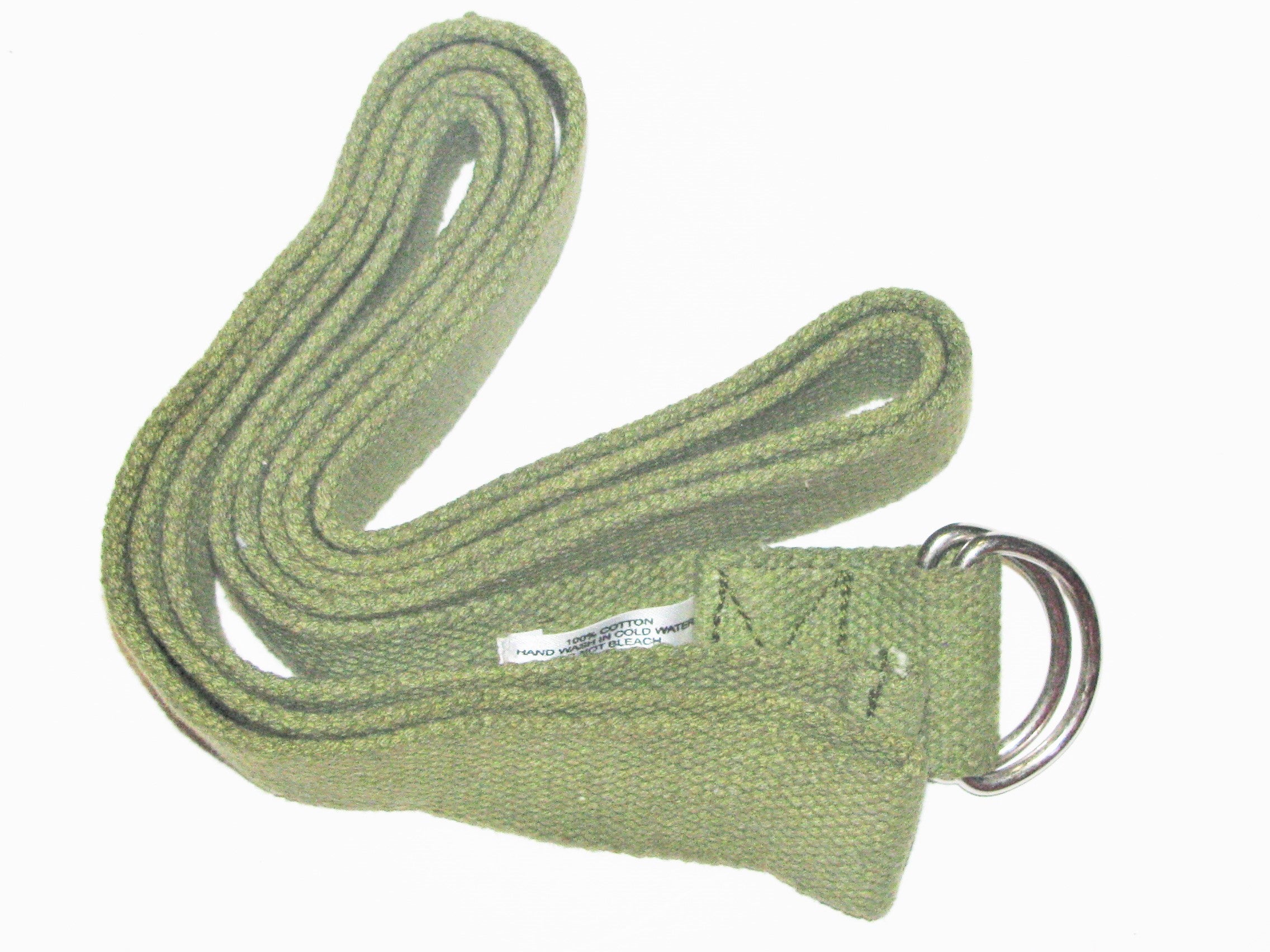 D-ring Handwoven cotton yoga Strap - 6' by OMSutra