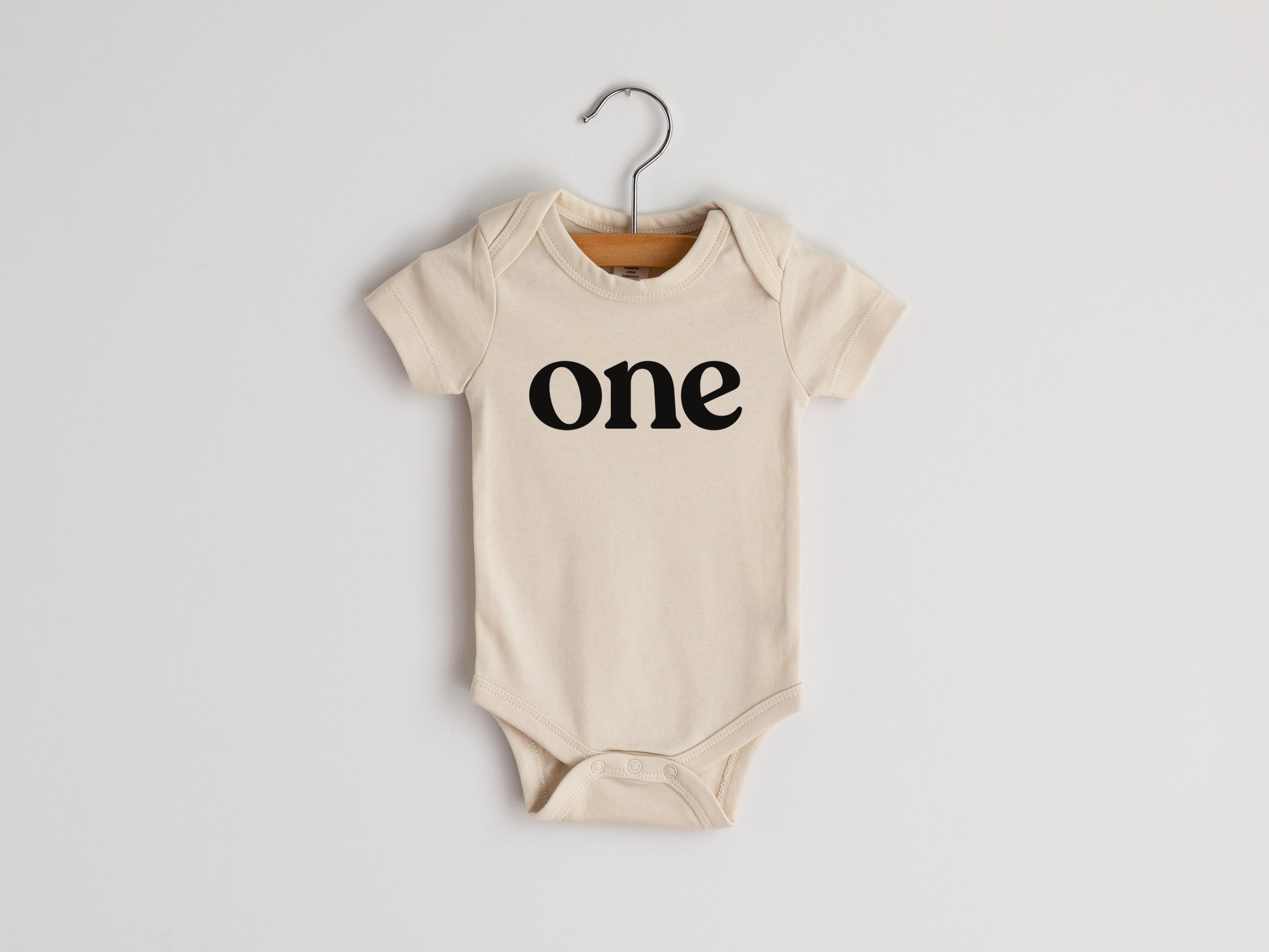 One Modern Birthday Organic Baby Bodysuit • Final Sale