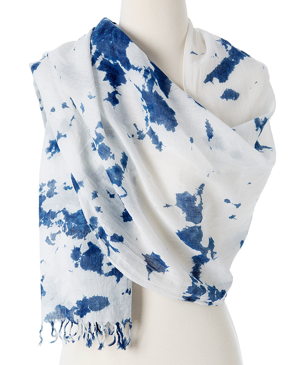 Awaken Organic Tie Dye Scarf by OMSutra