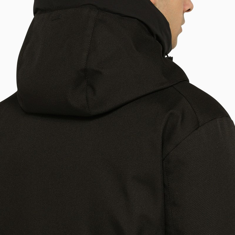 Herno Black Nylon Jacket Men