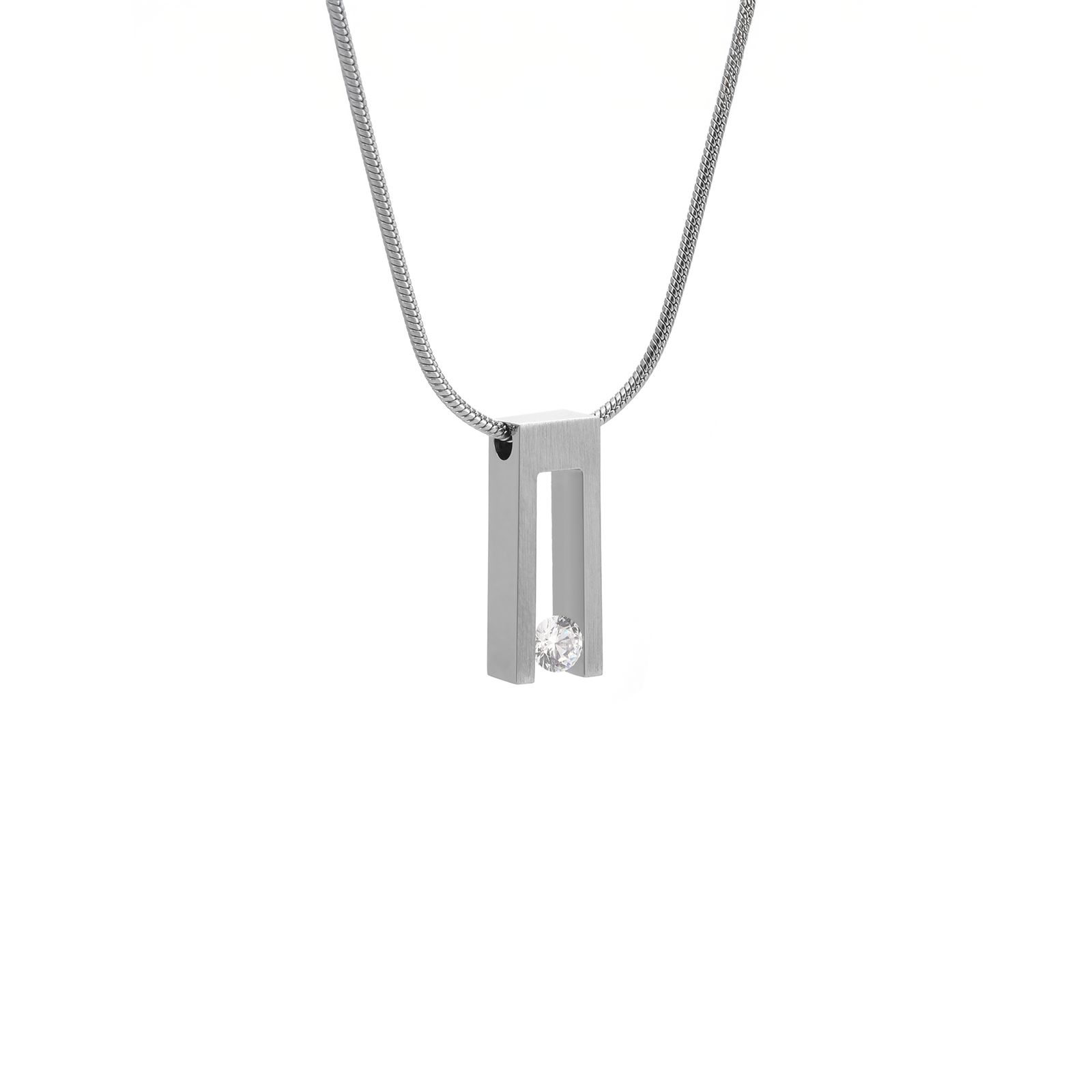 PT089W B.Tiff Hollow Bar Pendant