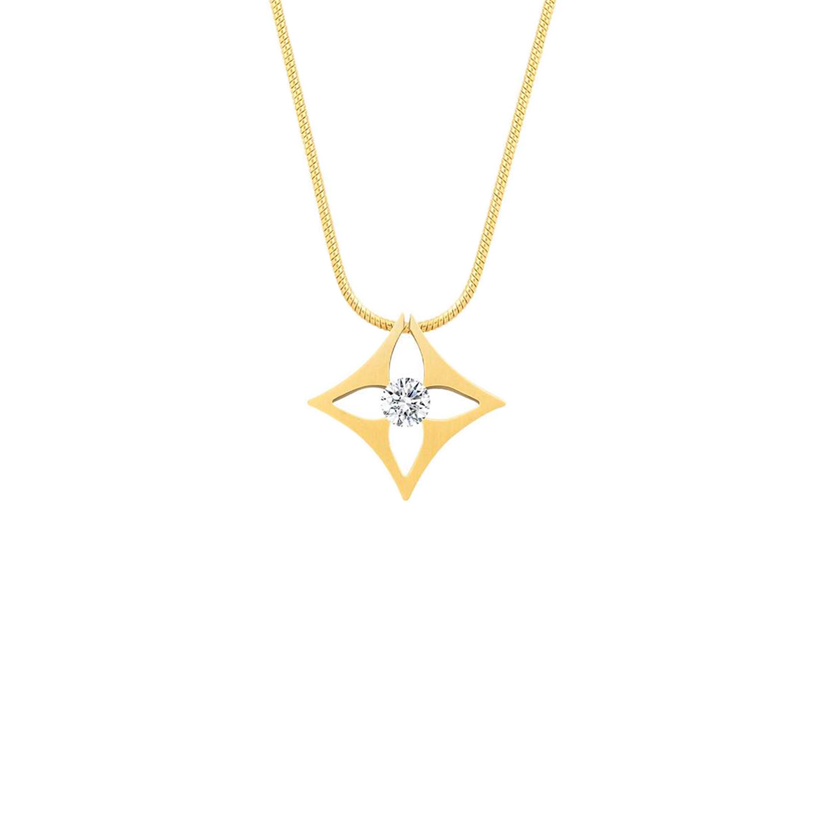 PT138G B.Tiff Gold Floro Pendant