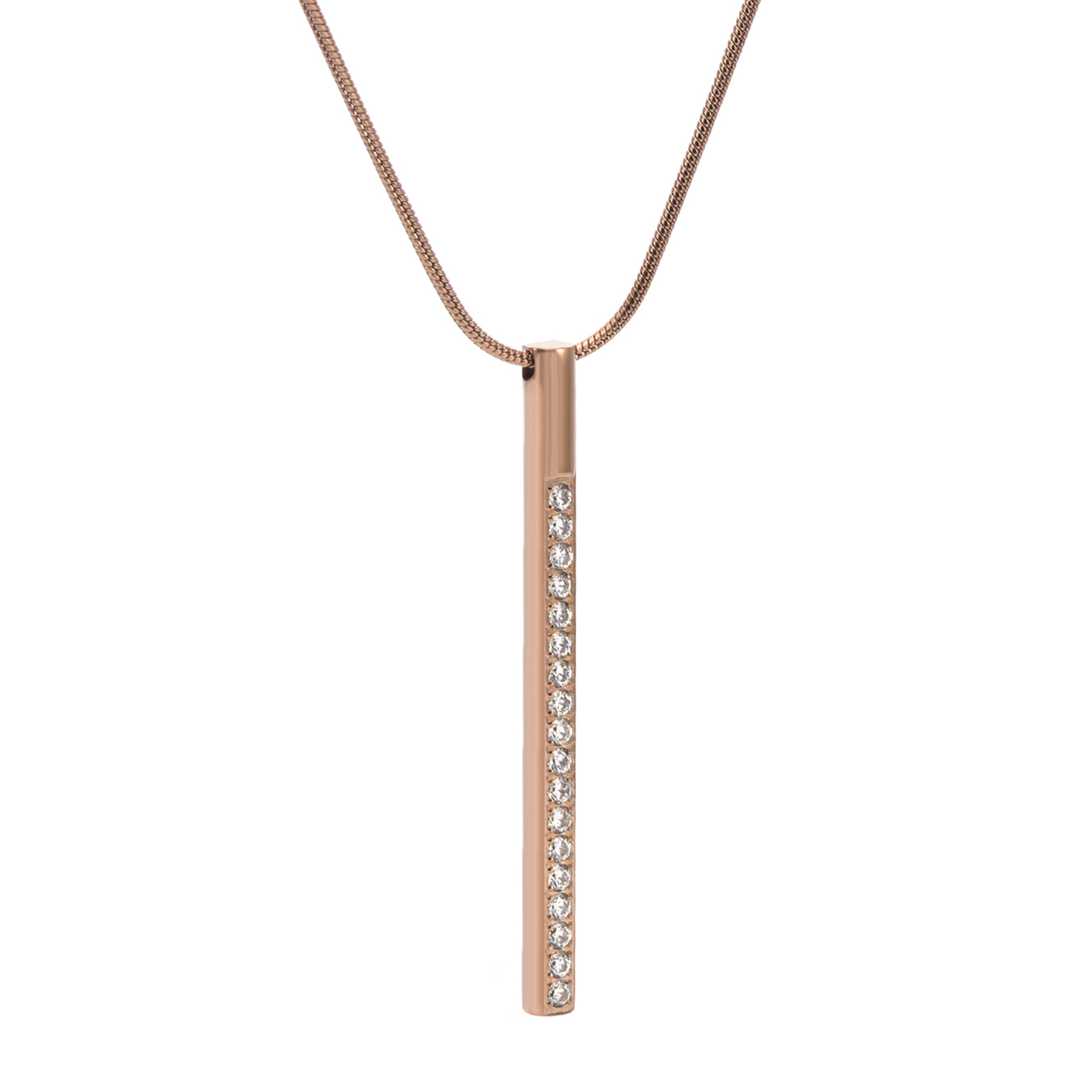 PT318RG B.Tiff Pave Bar Pendant