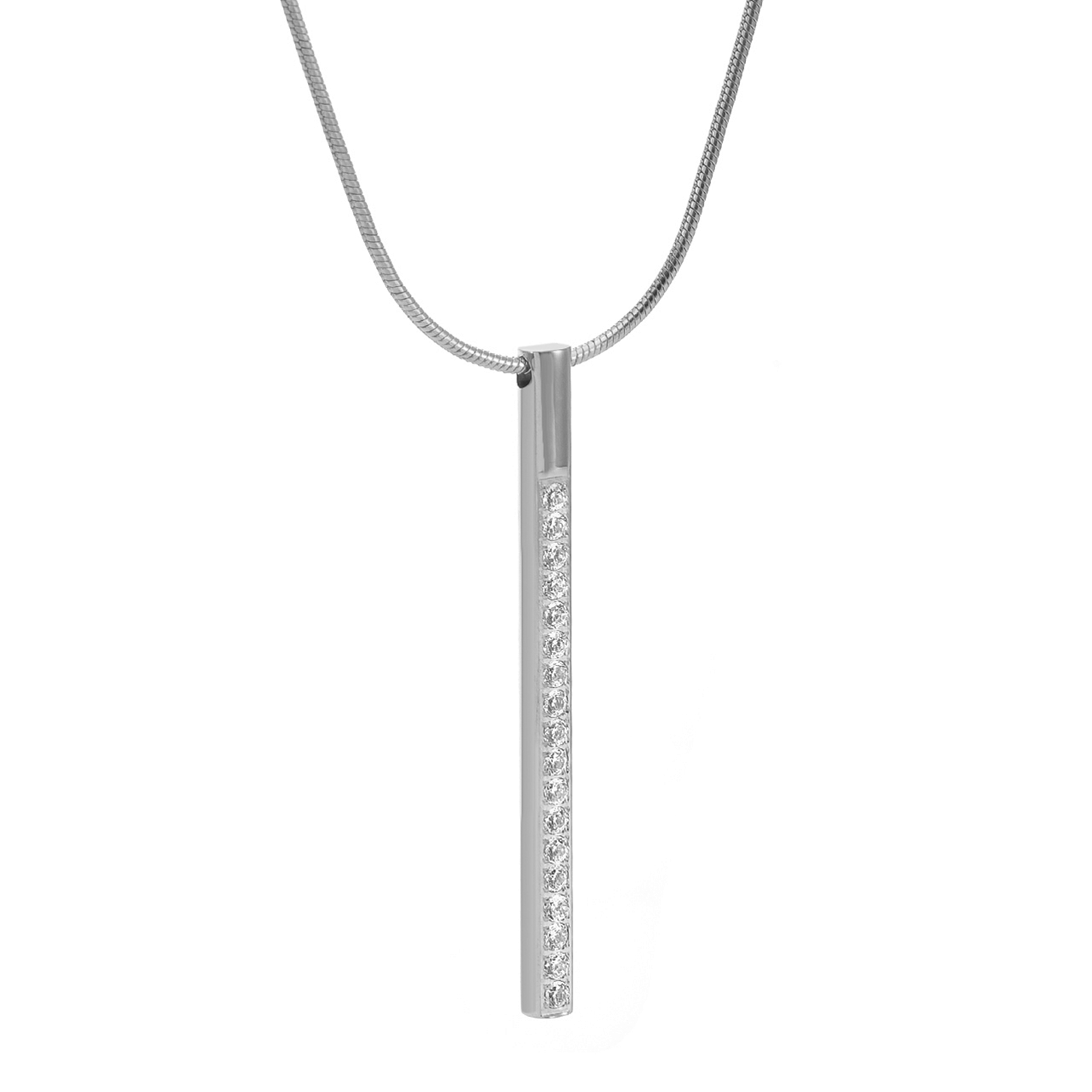 PT318W B.Tiff Pave Bar Pendant