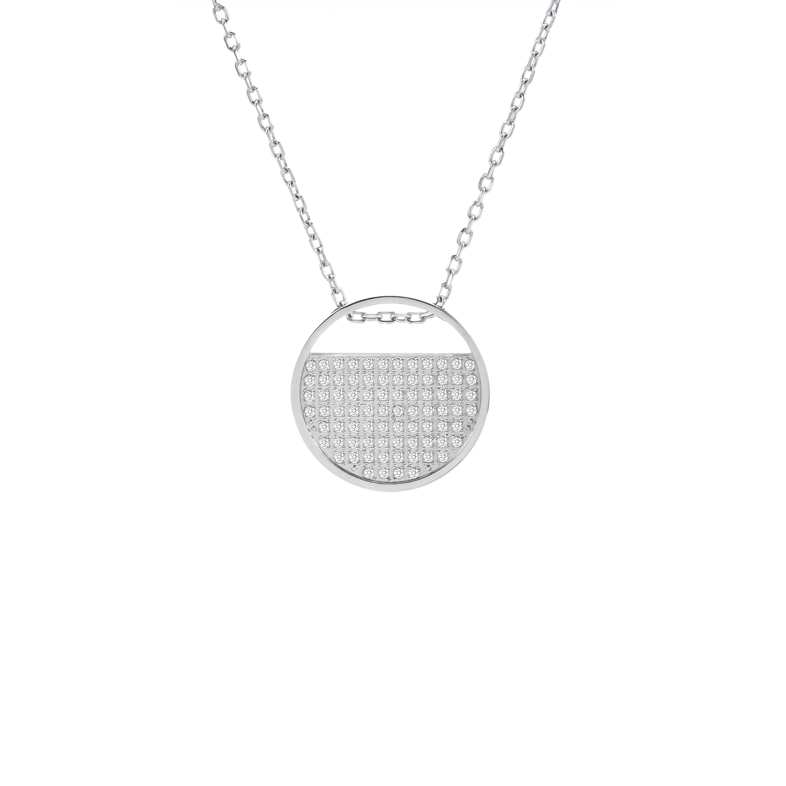 PT500W B.Tiff Pavé Lune Pendant