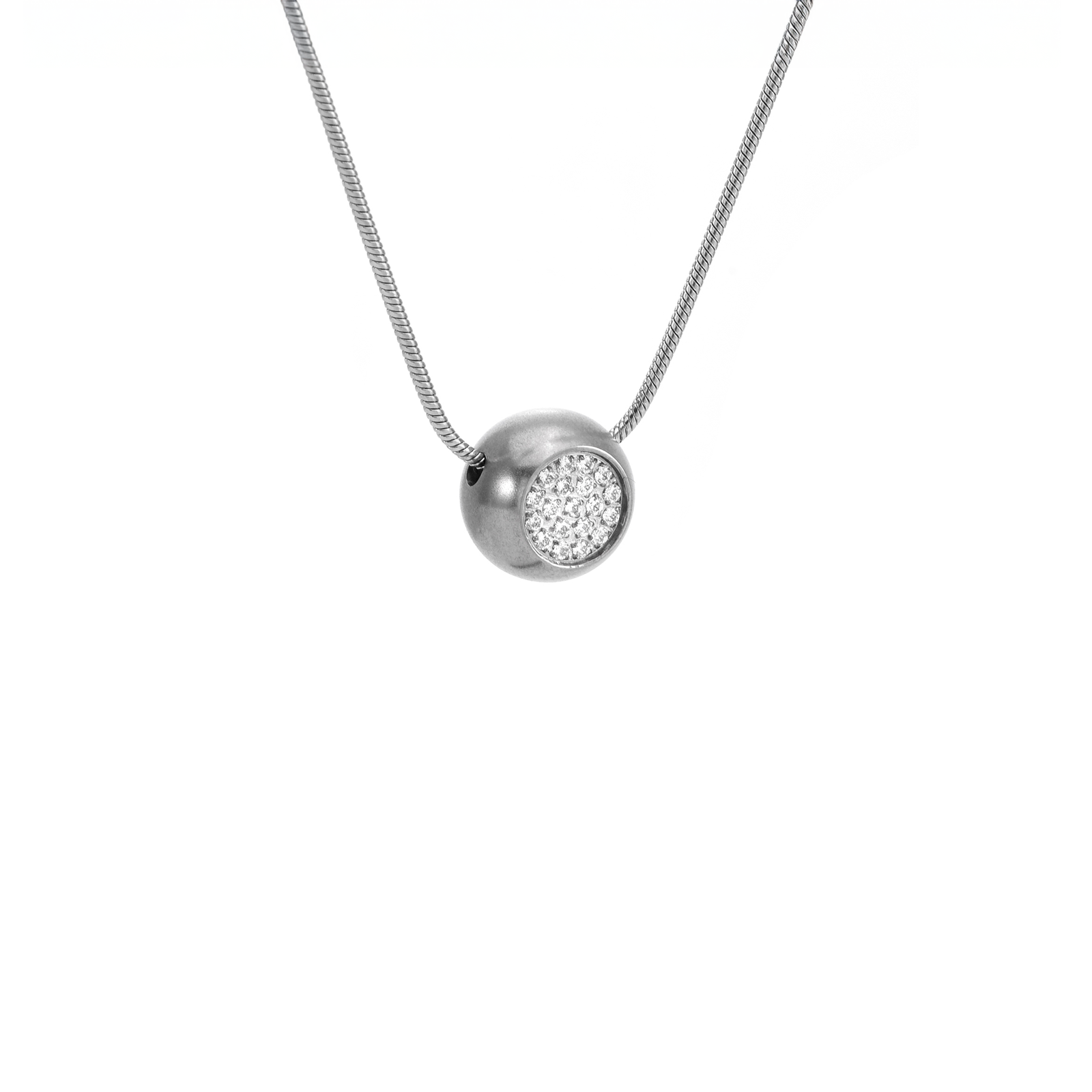 PT808W B.Tiff Pavé Globe Pendant