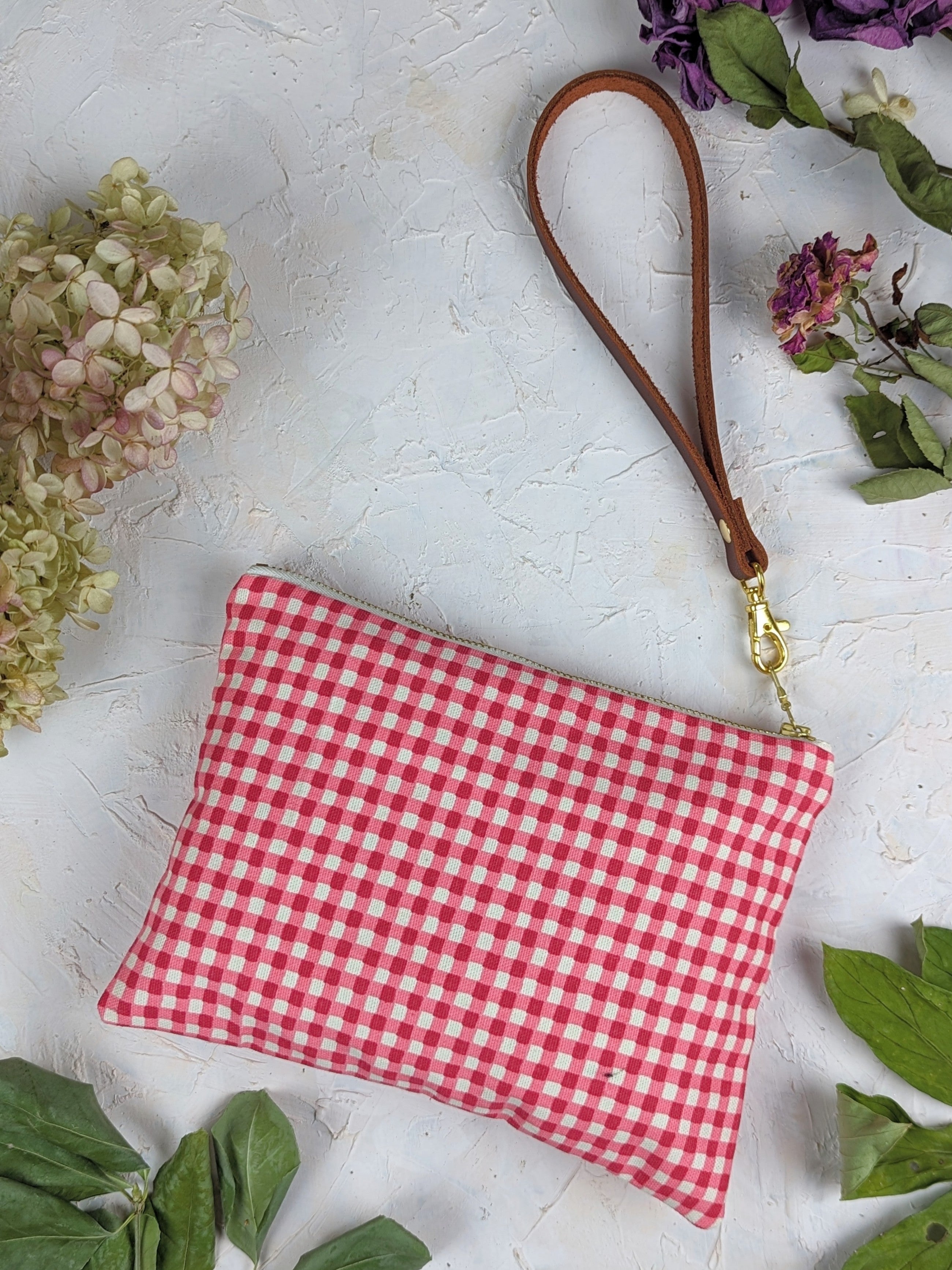 Summer Picnic Wristlet Purse