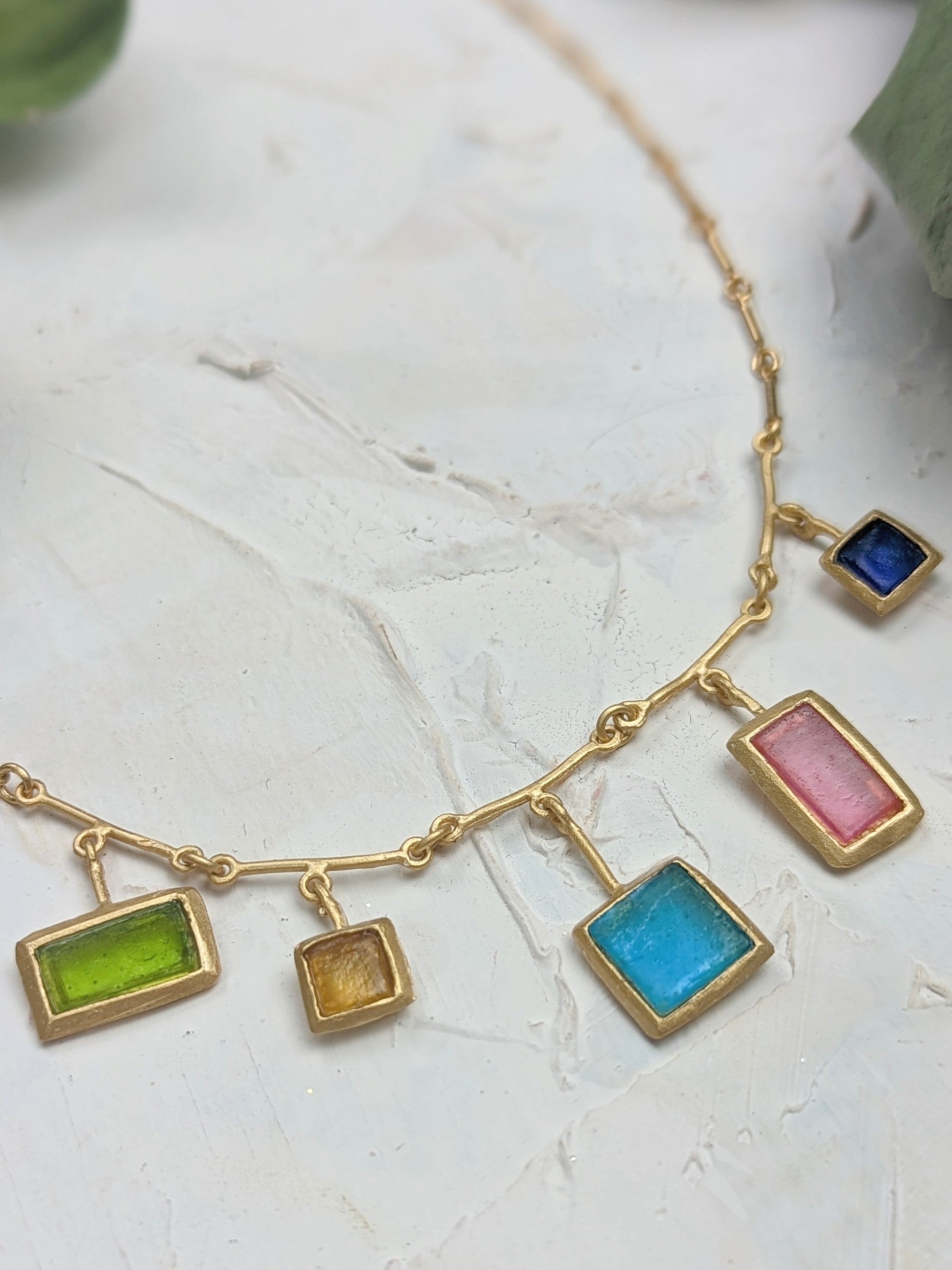 Mosaic Bar Necklace