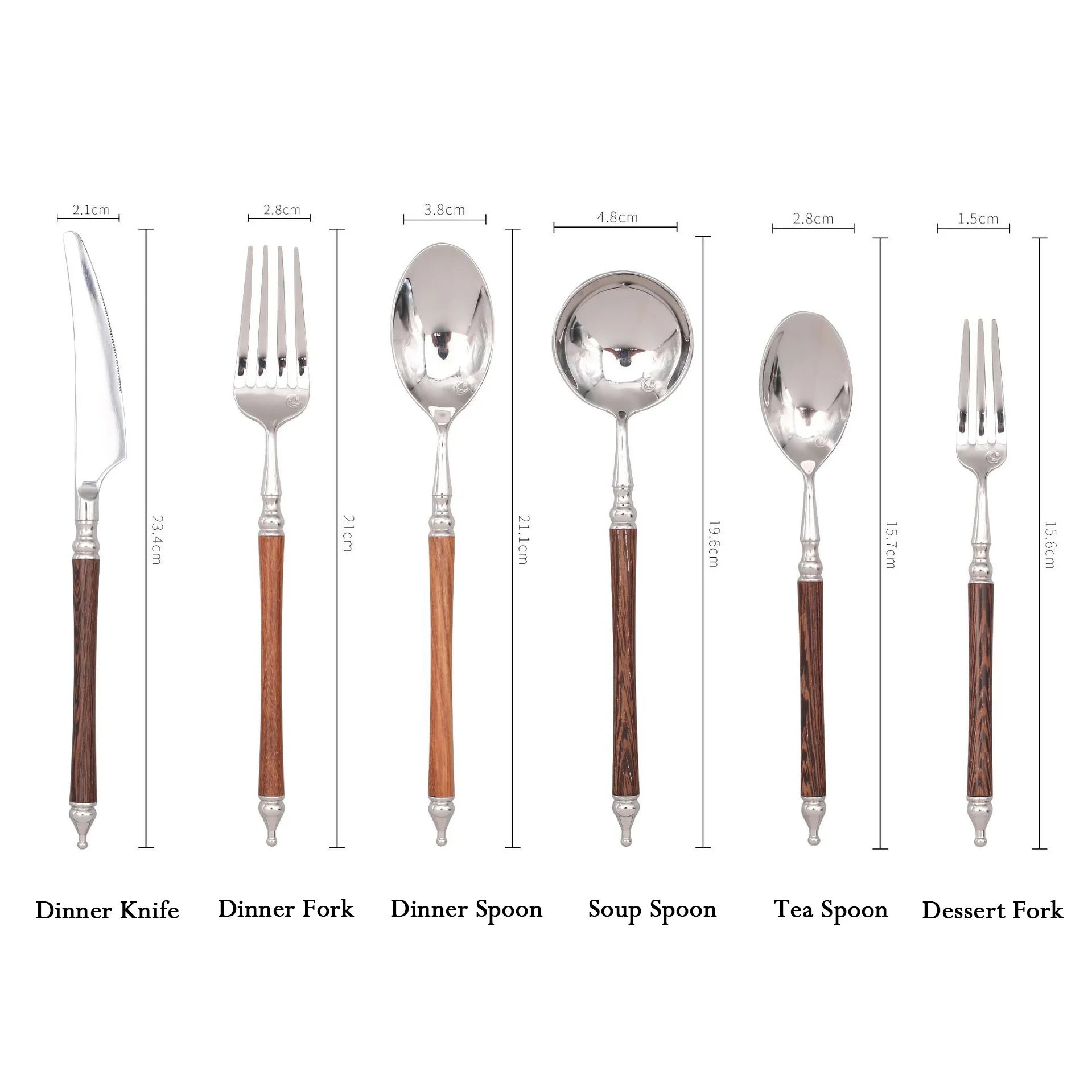 Paris Vintage Huanghua Pear Wood Cutlery Set | 3CARATS